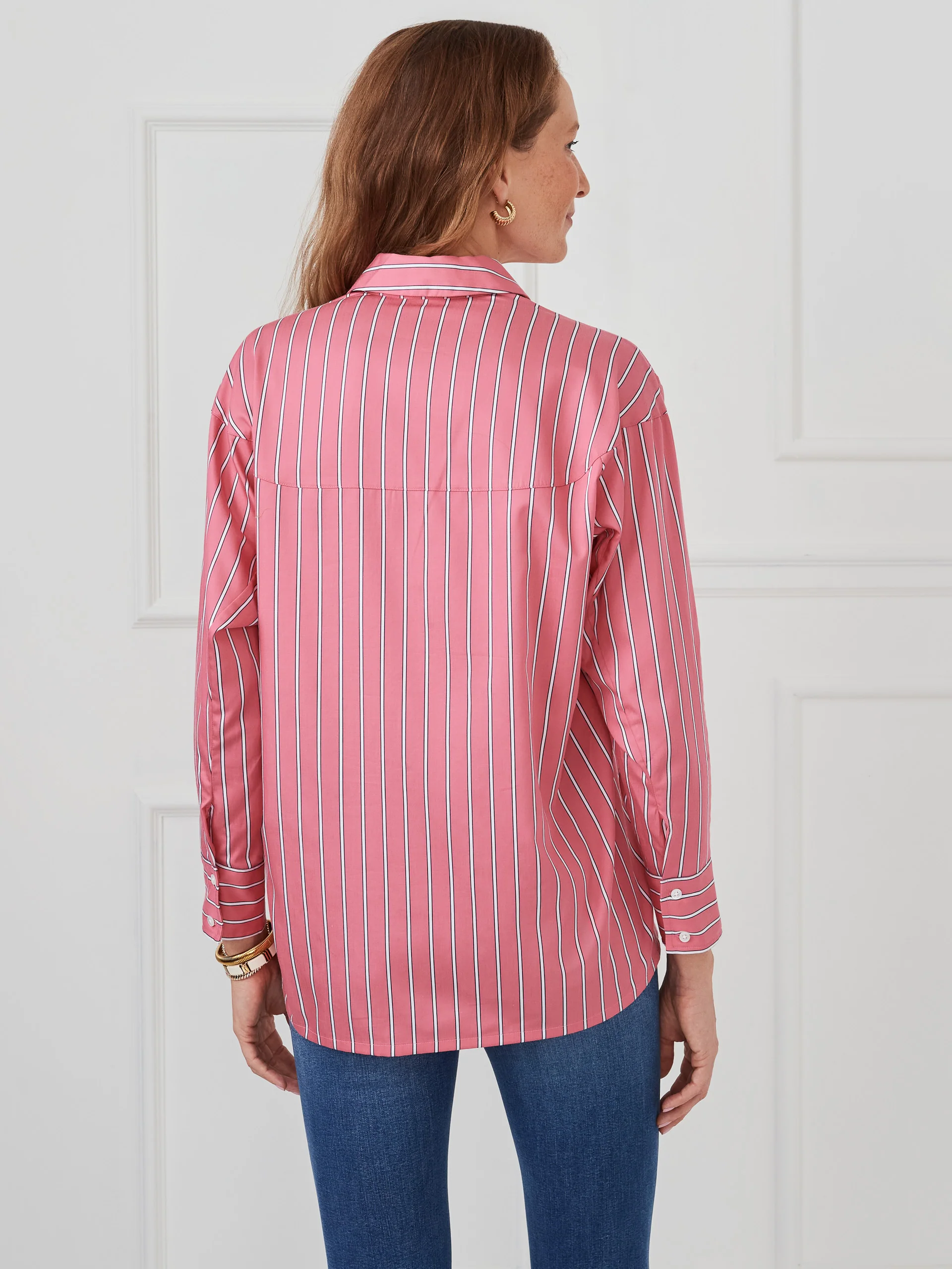 Alexis Shirt in Stripe - Image 4