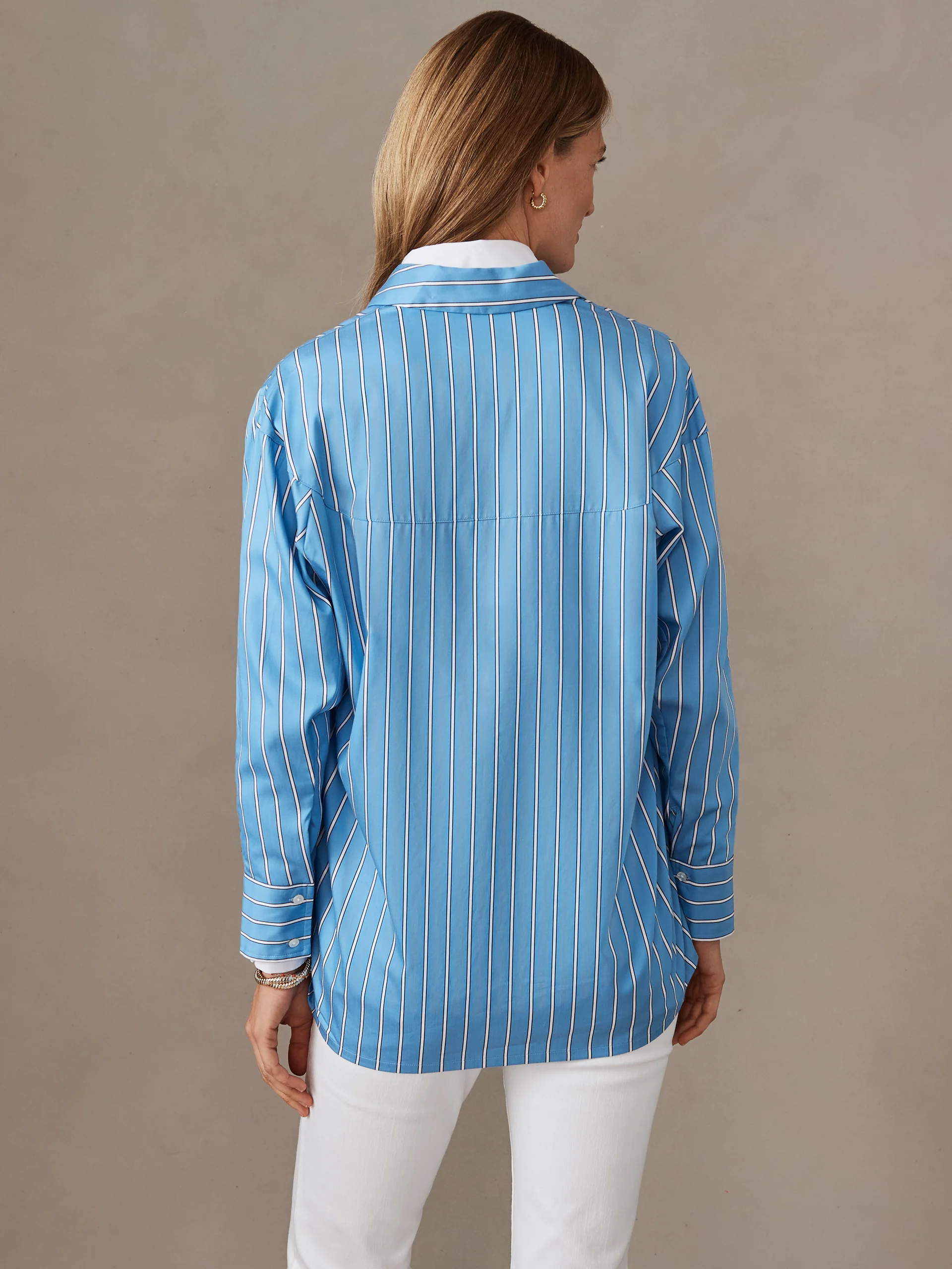 Alexis Shirt in Stripe - Image 3