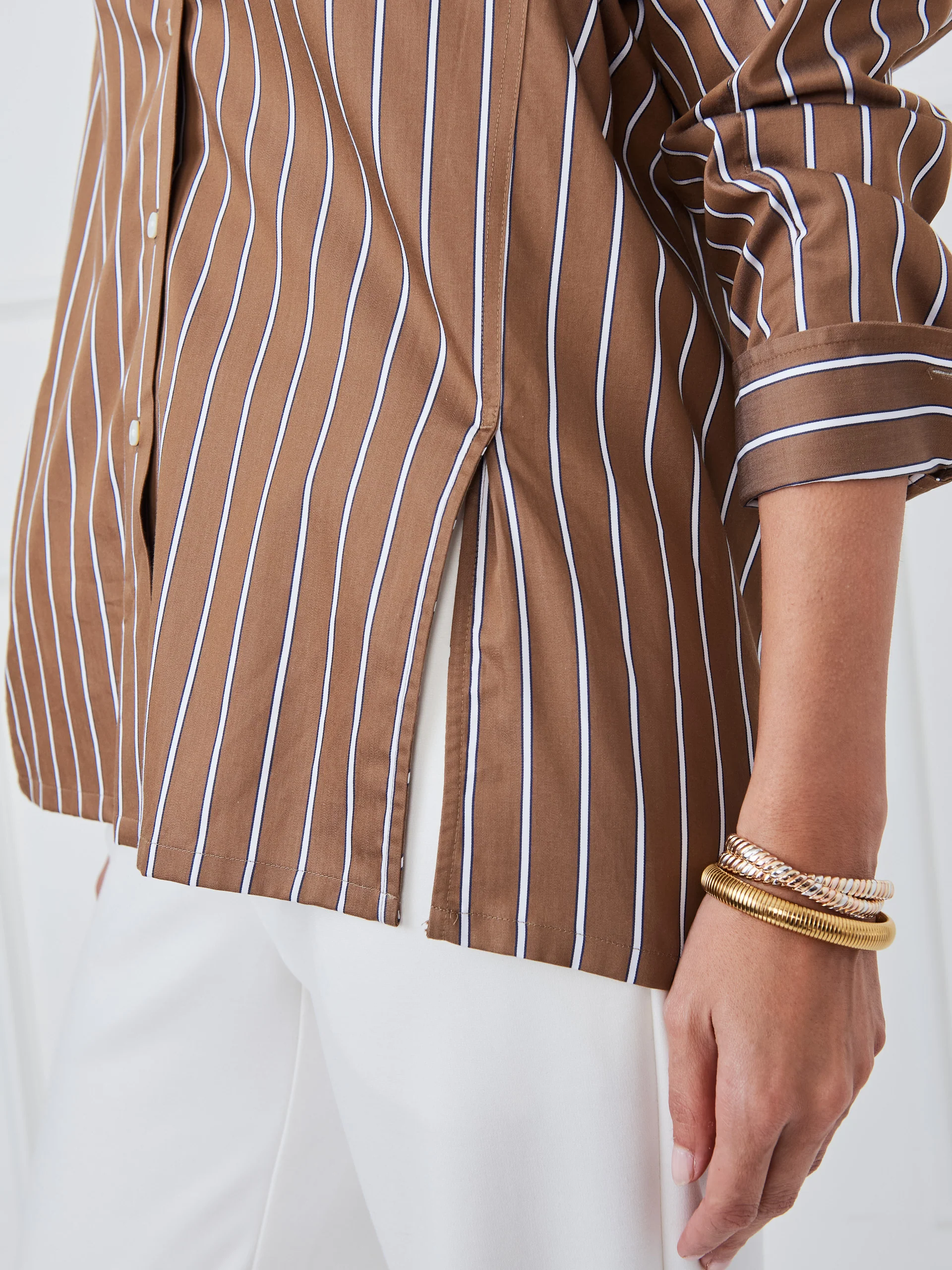 Alexis Shirt in Stripe - Image 3