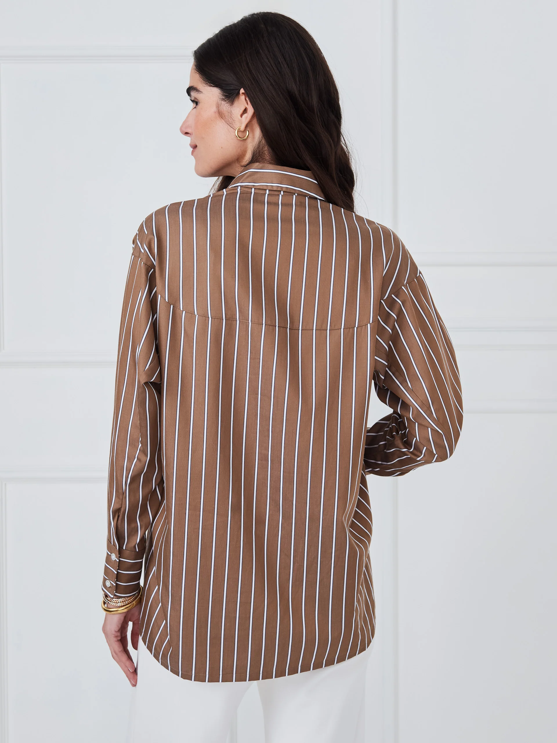 Alexis Shirt in Stripe - Image 4