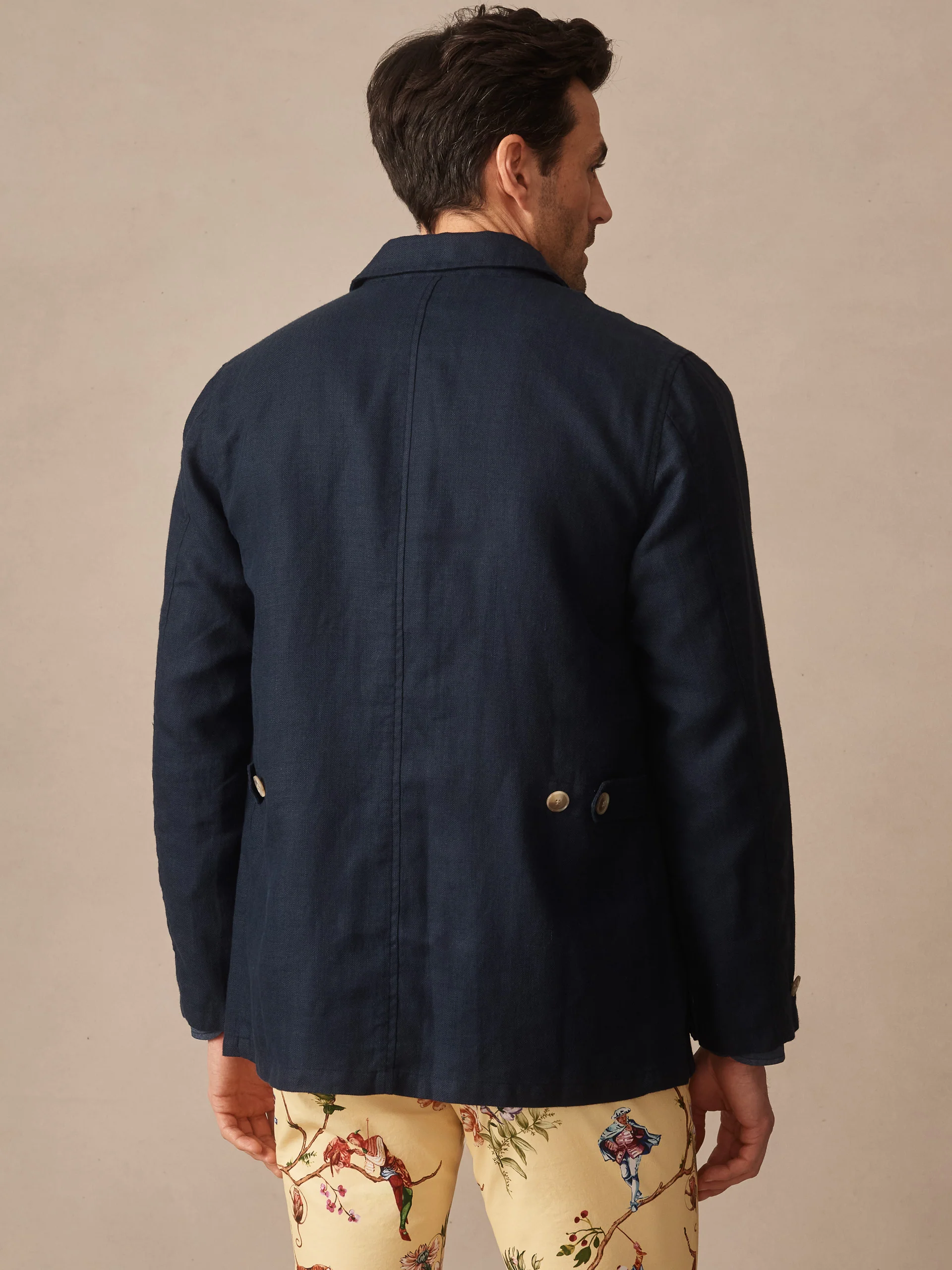 Aston Linen Safari Jacket - Image 4