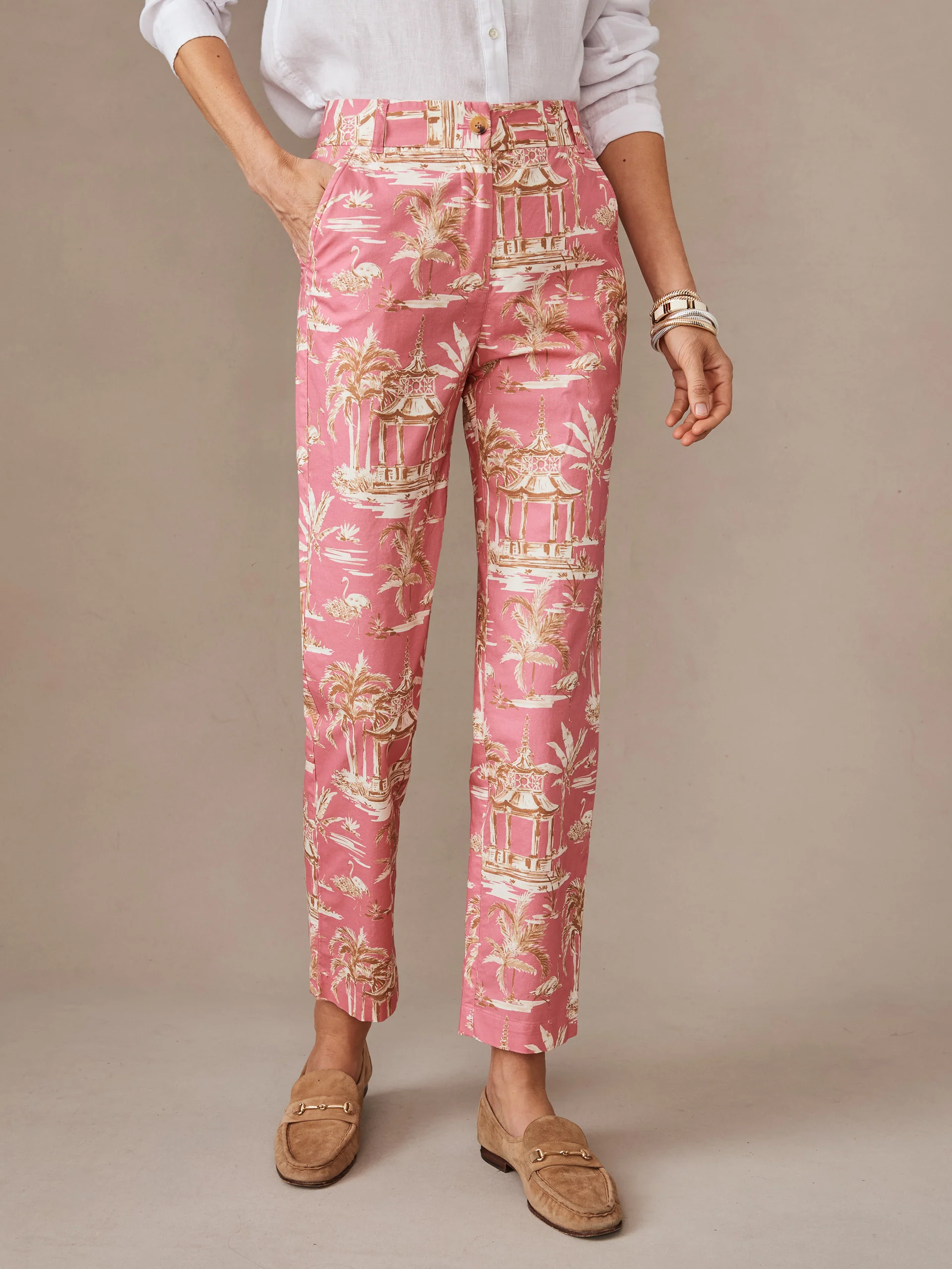 Avery Pants in Parisian Pergola - Image 3