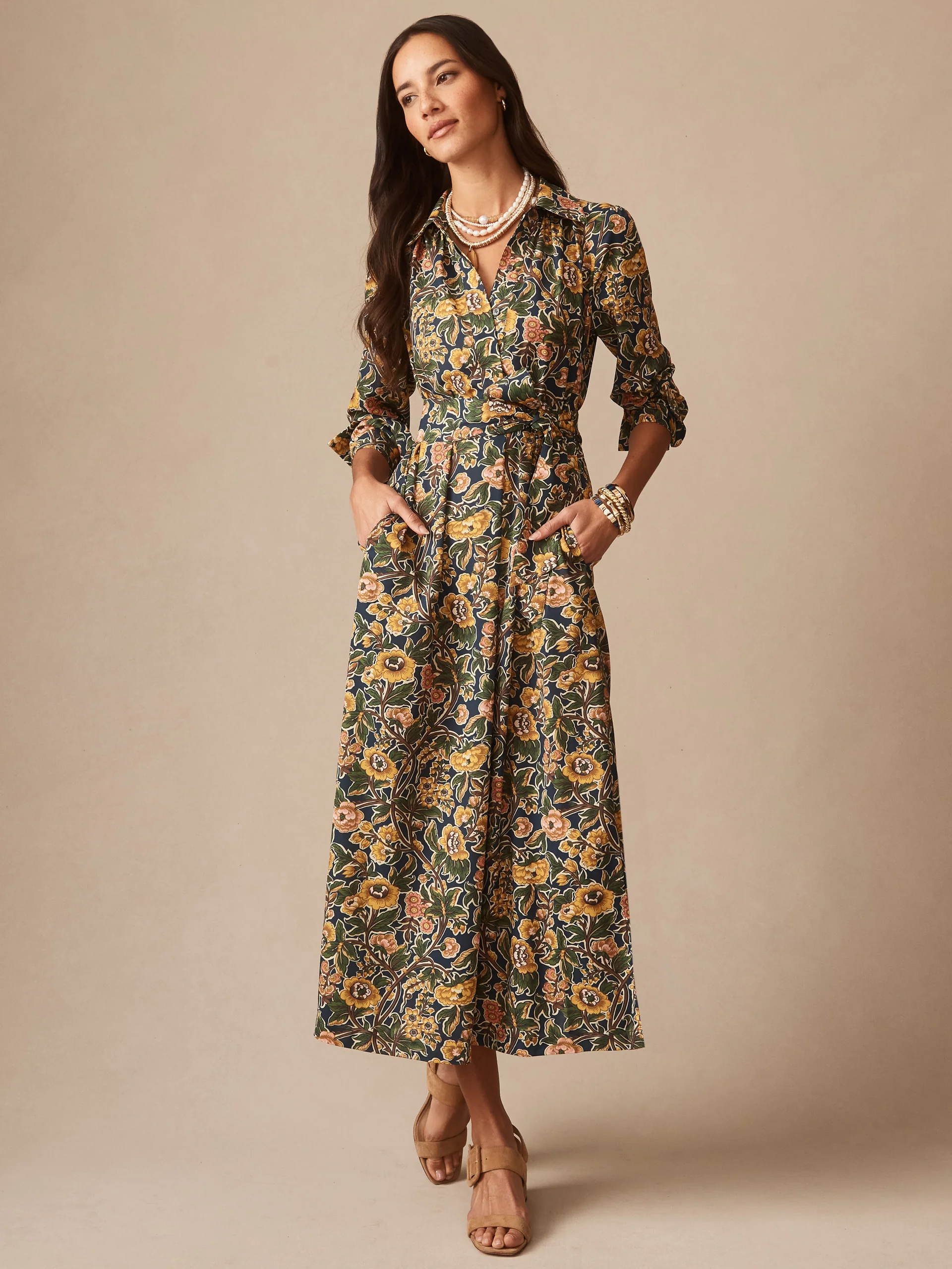 Belle Dress in Bucolic Blooms - Image 3