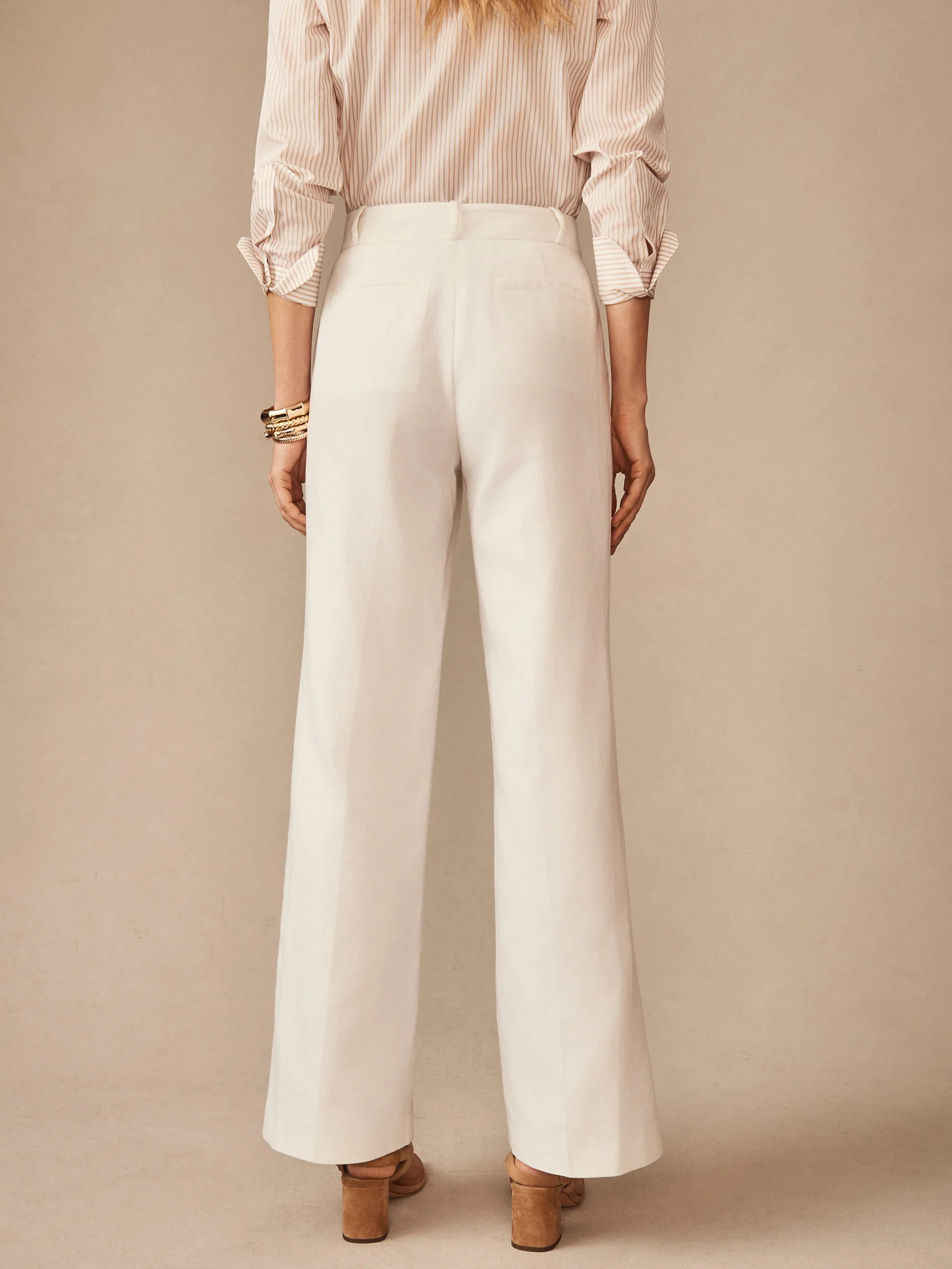 Blythe Linen Blend Pants - Image 4