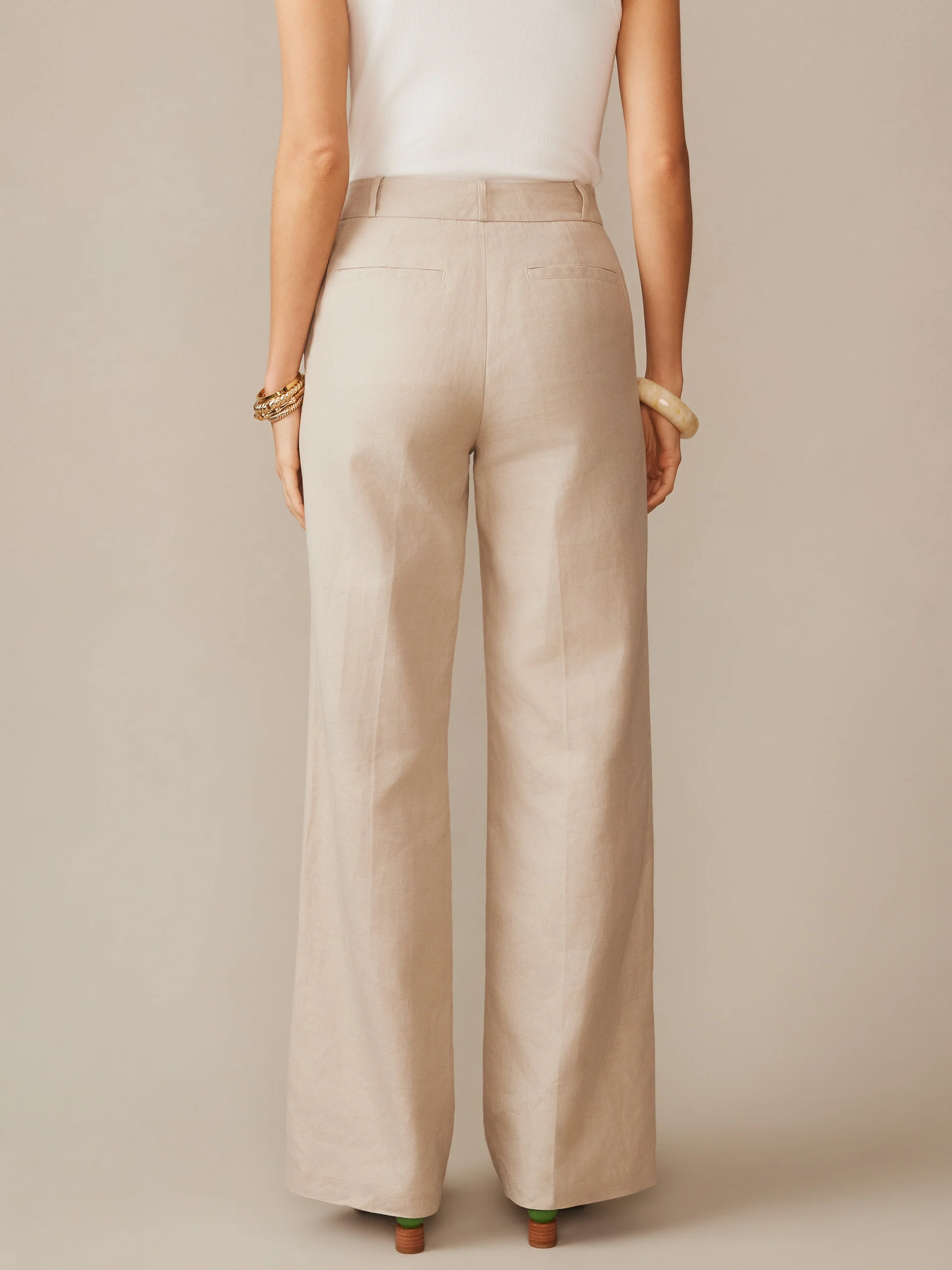 Blythe Linen Blend Pants - Image 4