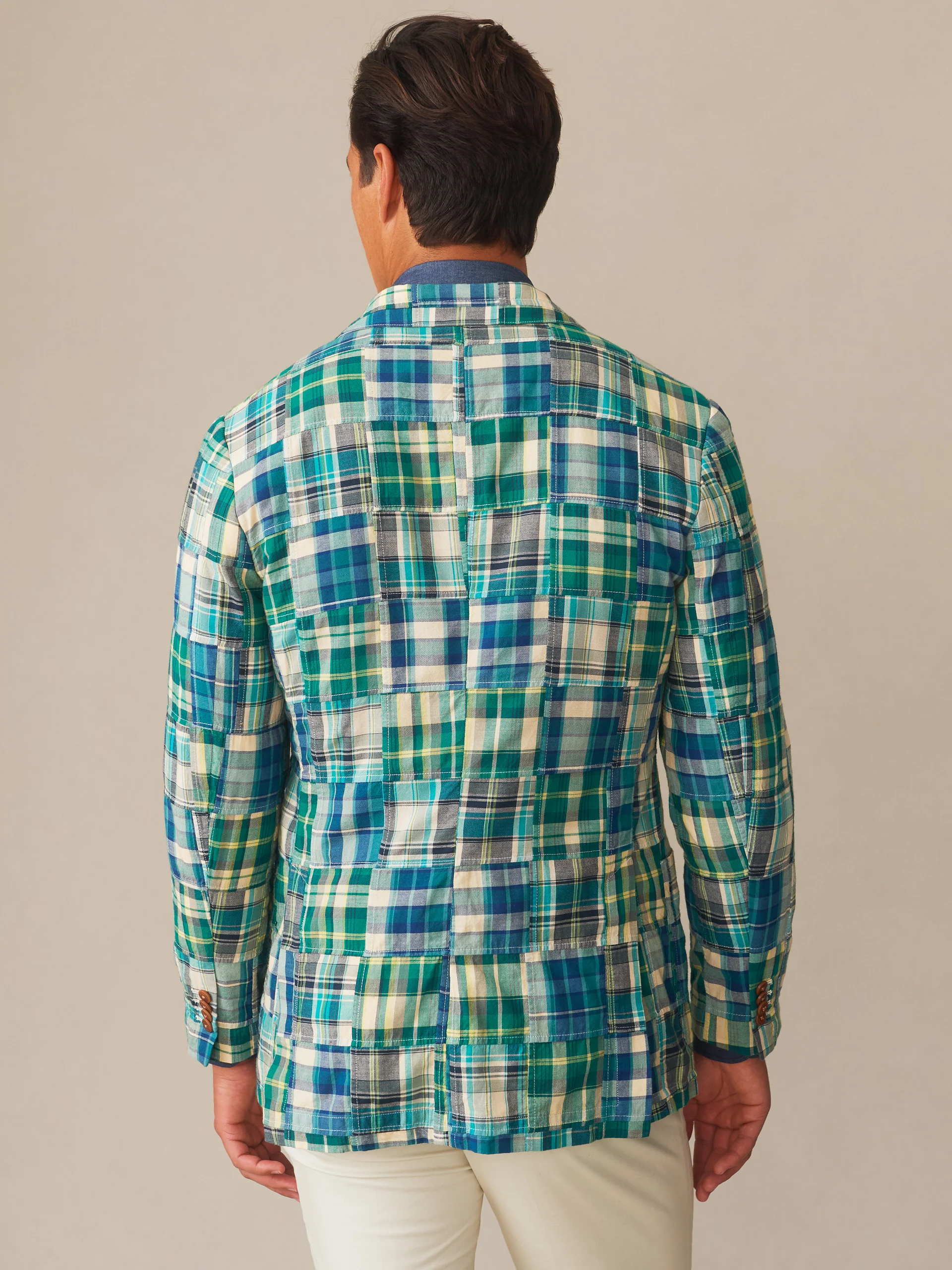 Brera Sport Coat in Patchwork - Image 3