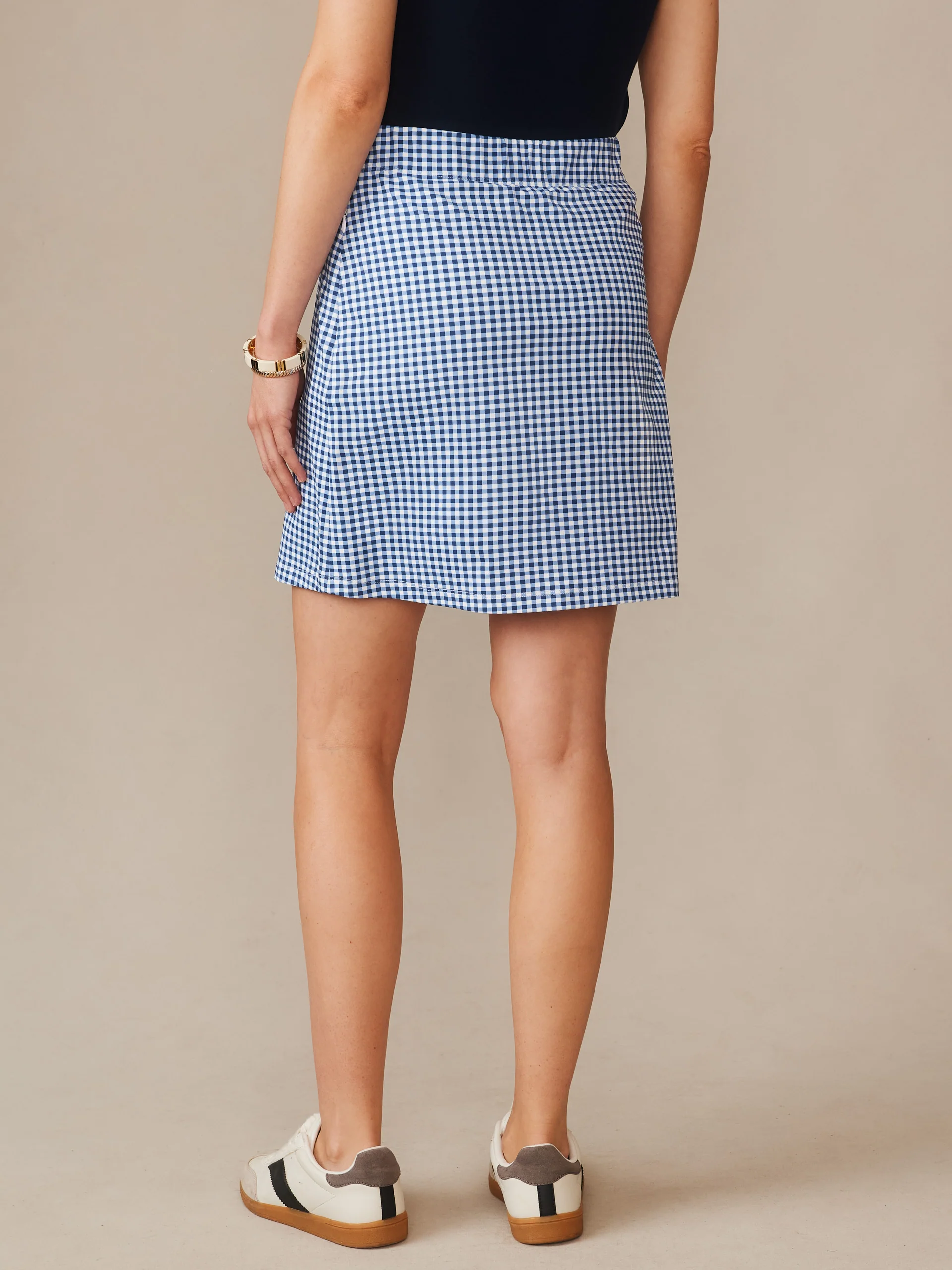 Briana Skort in Midi Cabana Gingham - Image 3
