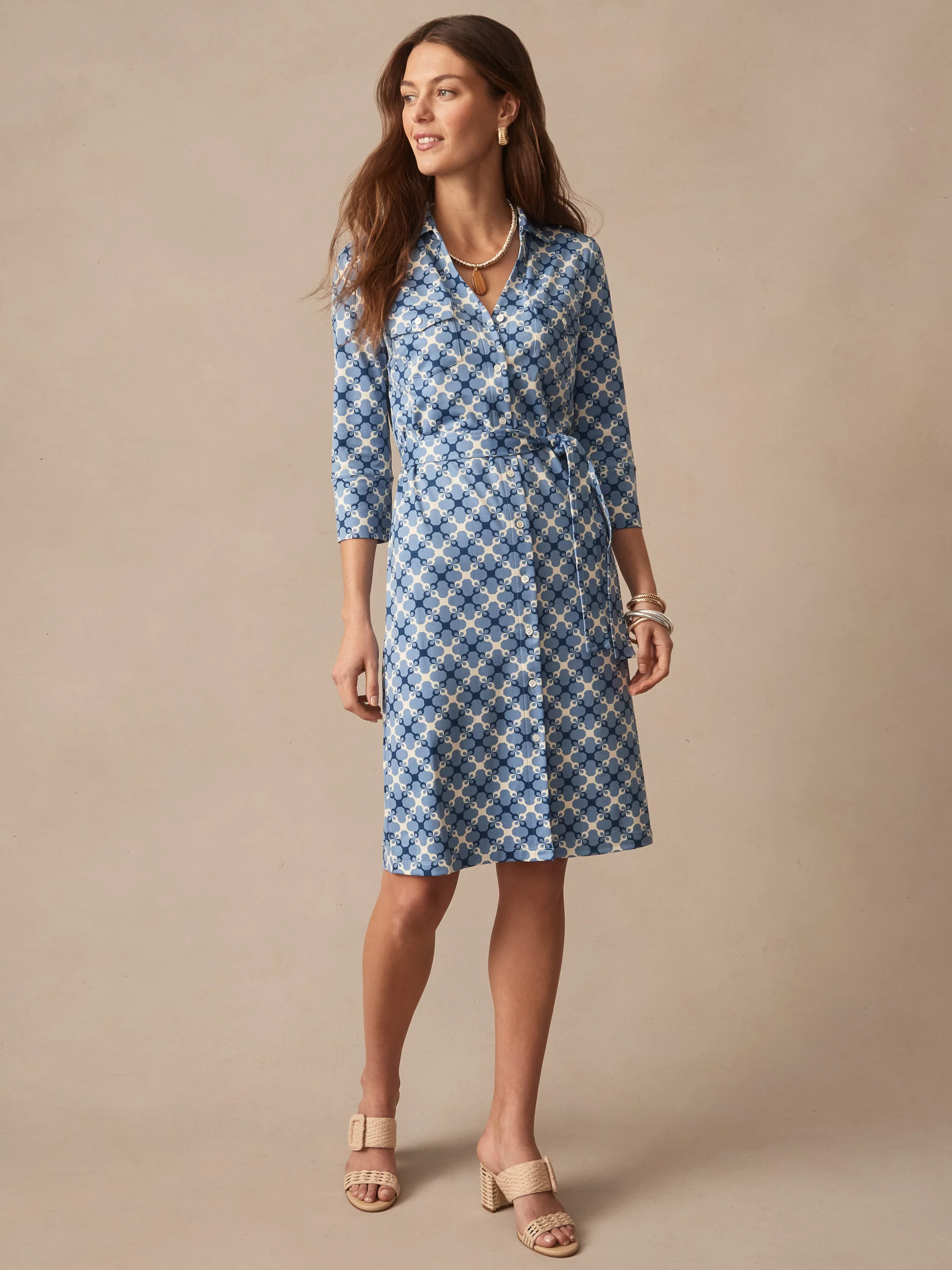 Brynn Dress in Essex Geo - Image 3