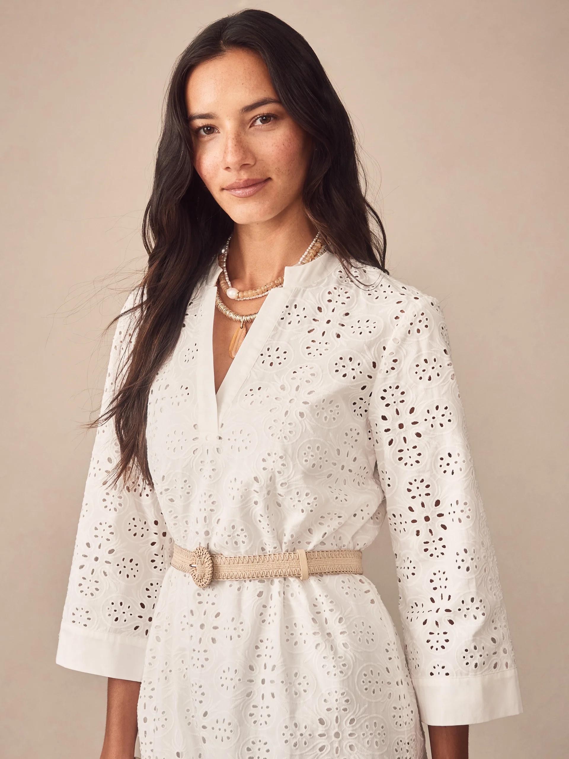Cindy Eyelet Dress - Image 3