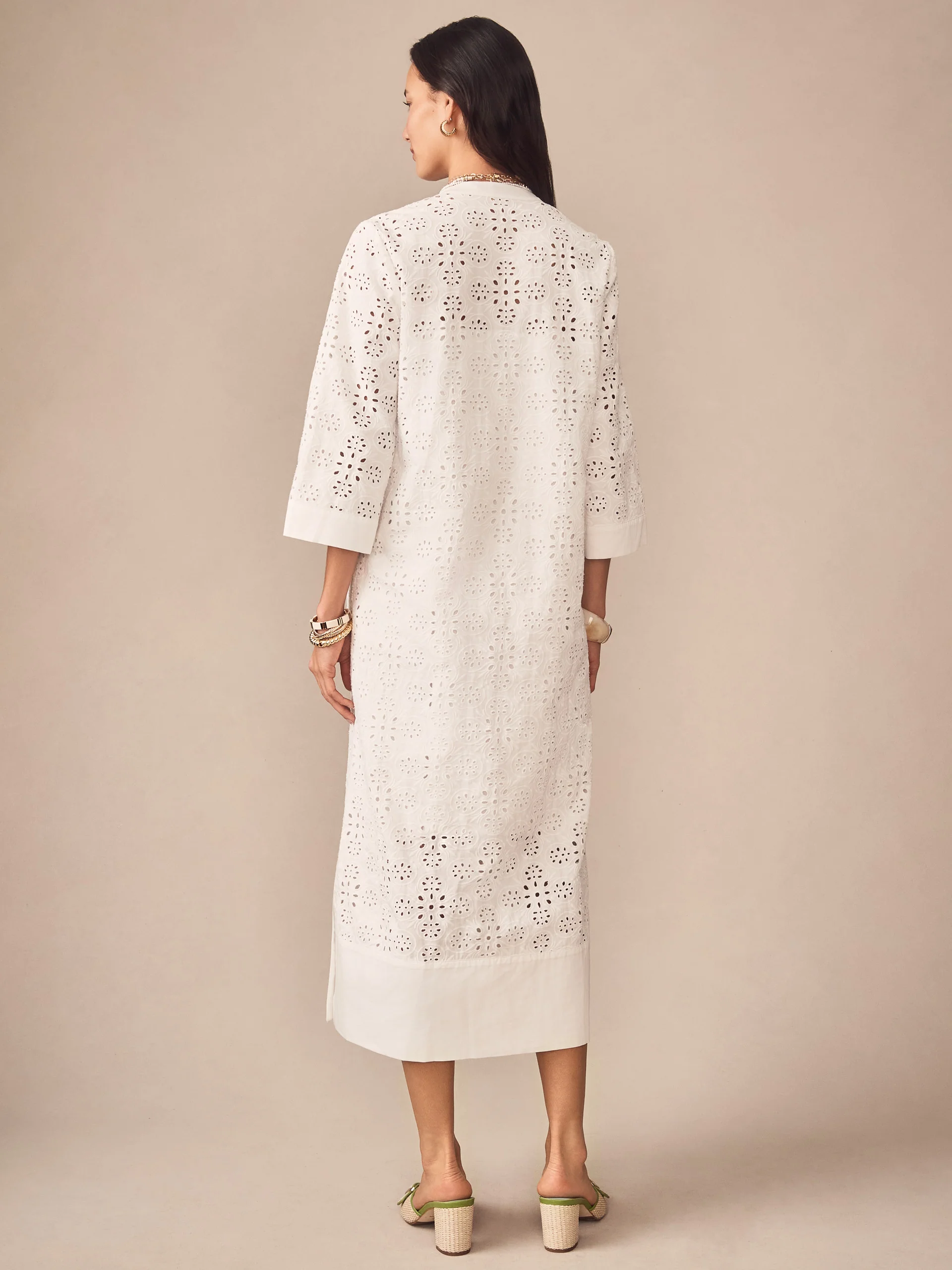 Cindy Eyelet Dress - Image 4