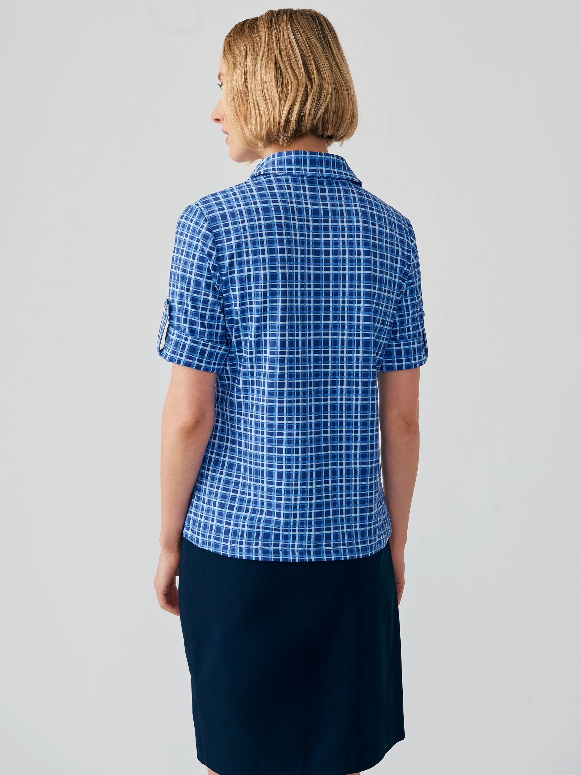 Cornelia Shirt in Layered Lines - Image 4
