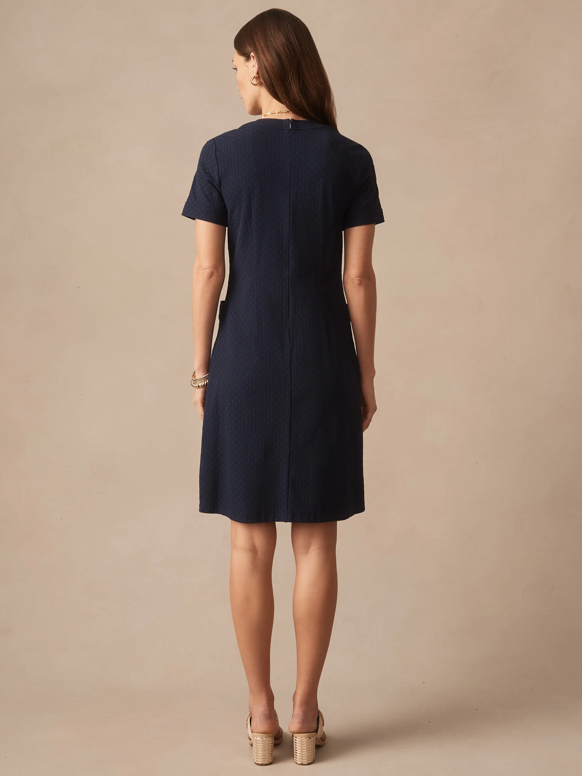 Daphne Dress in Dashing Jacquard - Image 3
