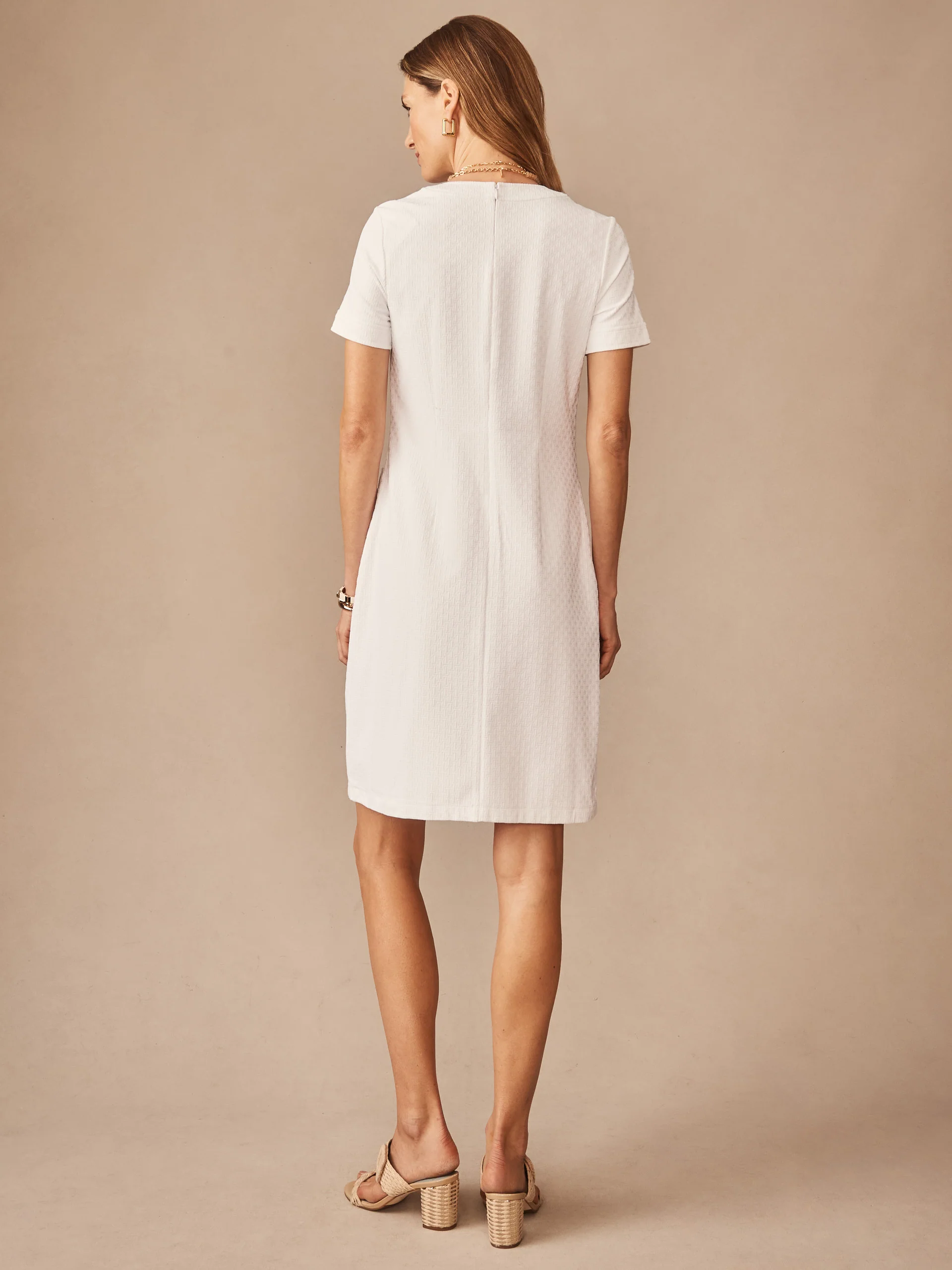 Daphne Dress in Dashing Jacquard - Image 4
