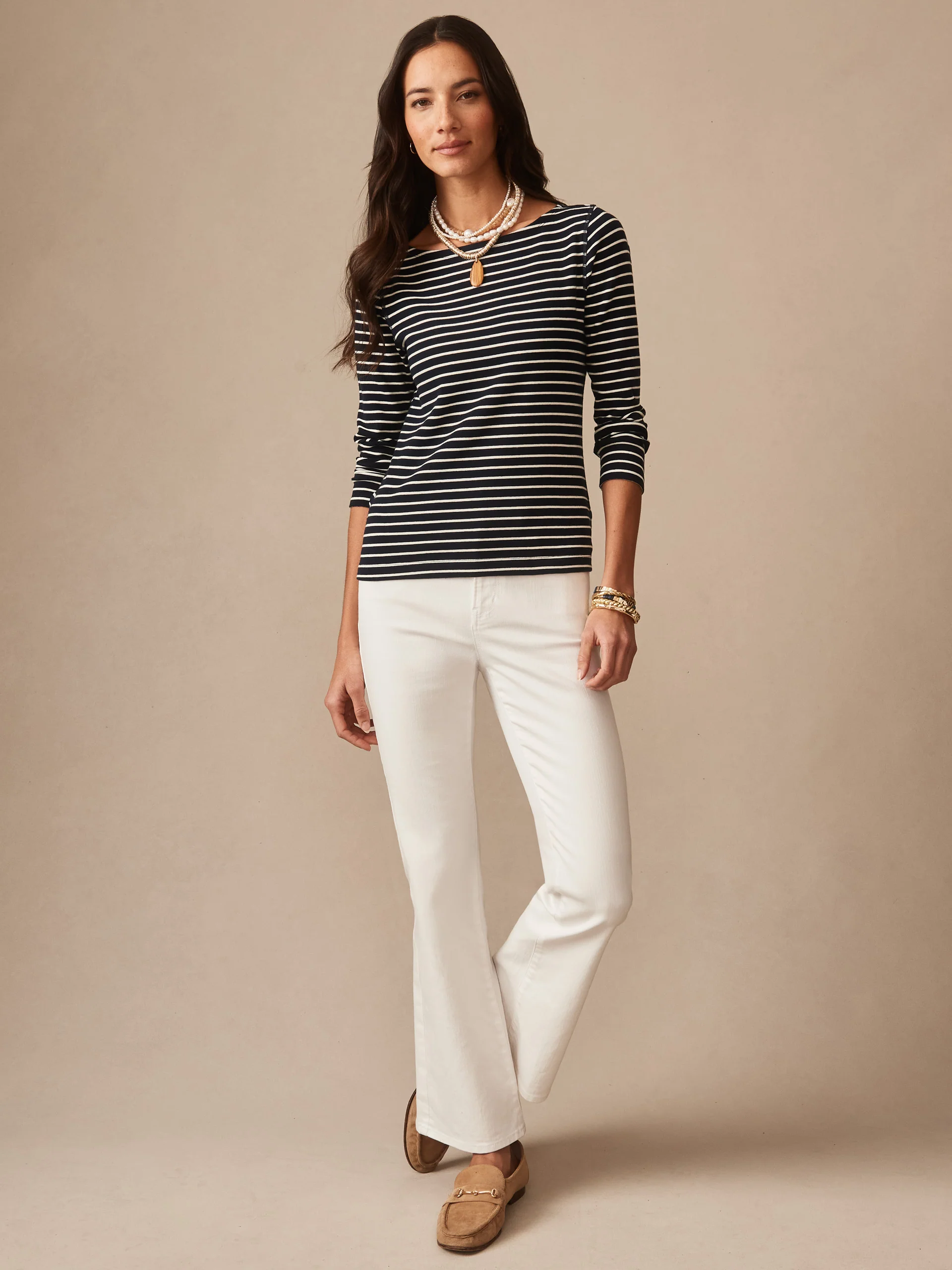 Goldie Tee in Stripe - Image 3