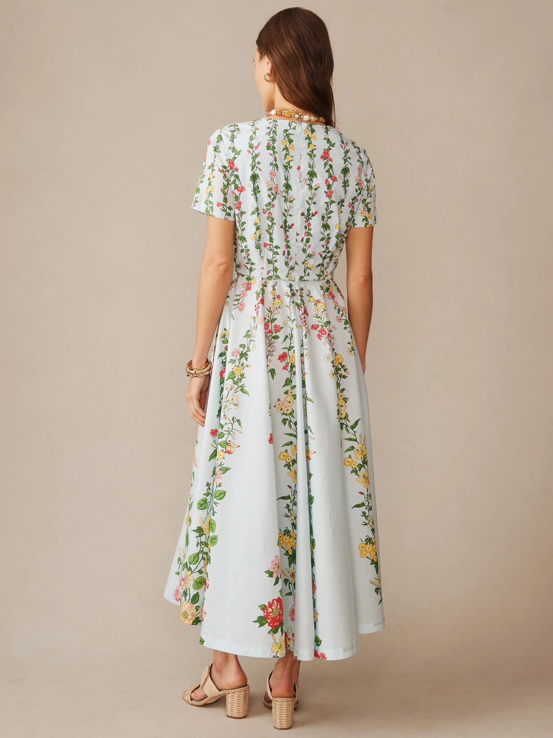 Grace Dress in Floral Medley Ray - Image 4