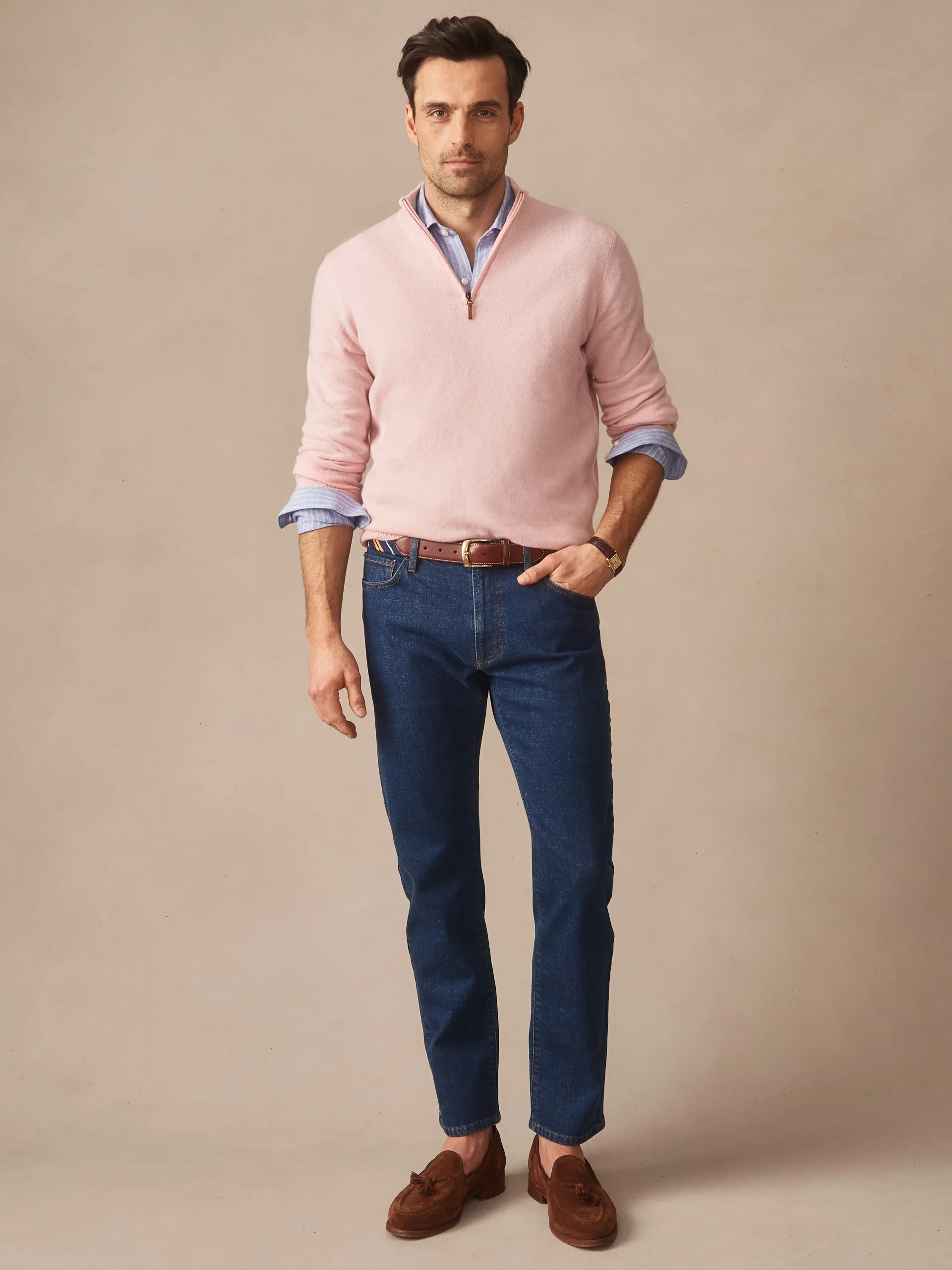 Twain Cashmere 1/4 Zip - Image 3