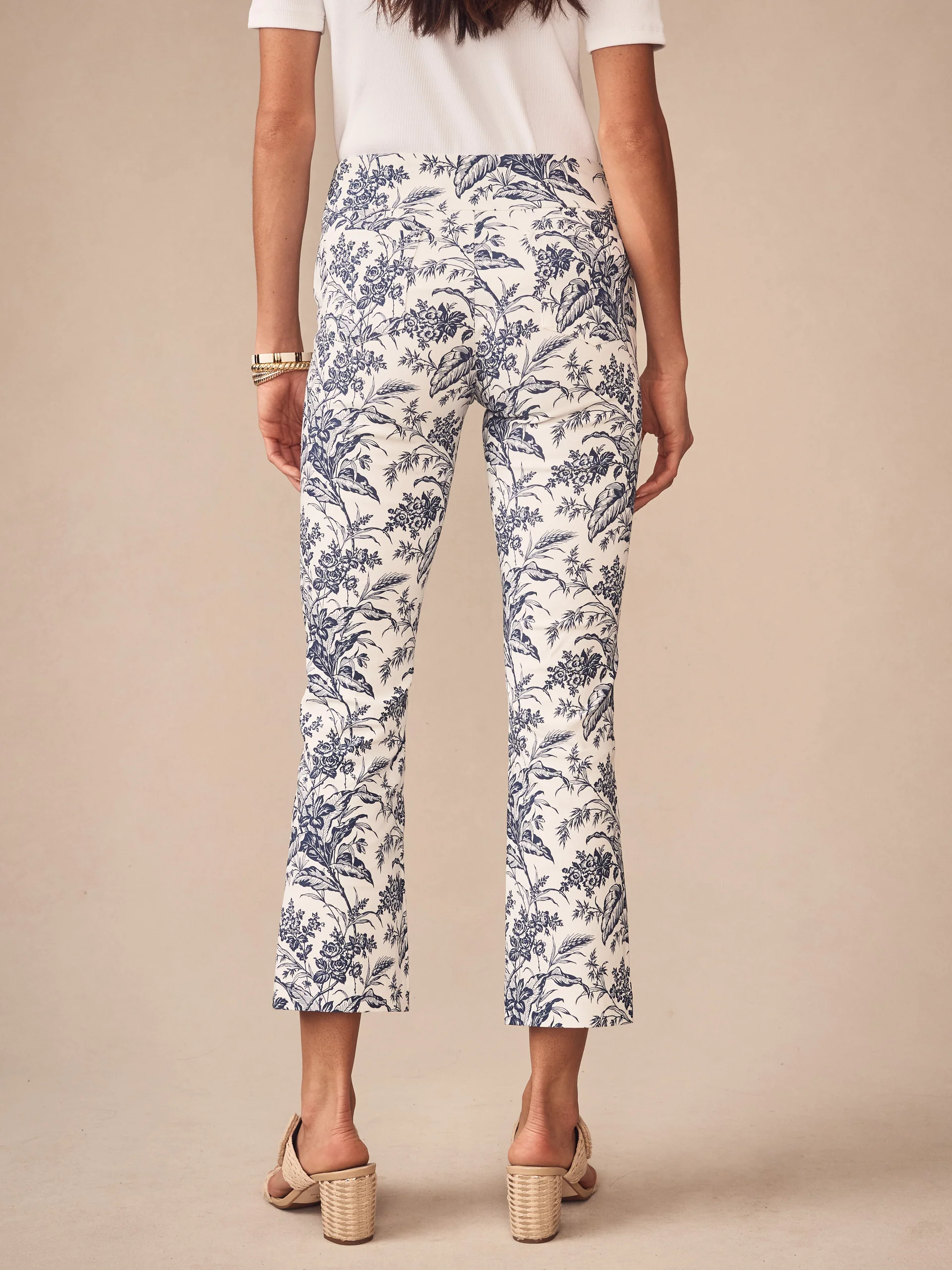 Ivy Pants in Giardino Toile - Image 3