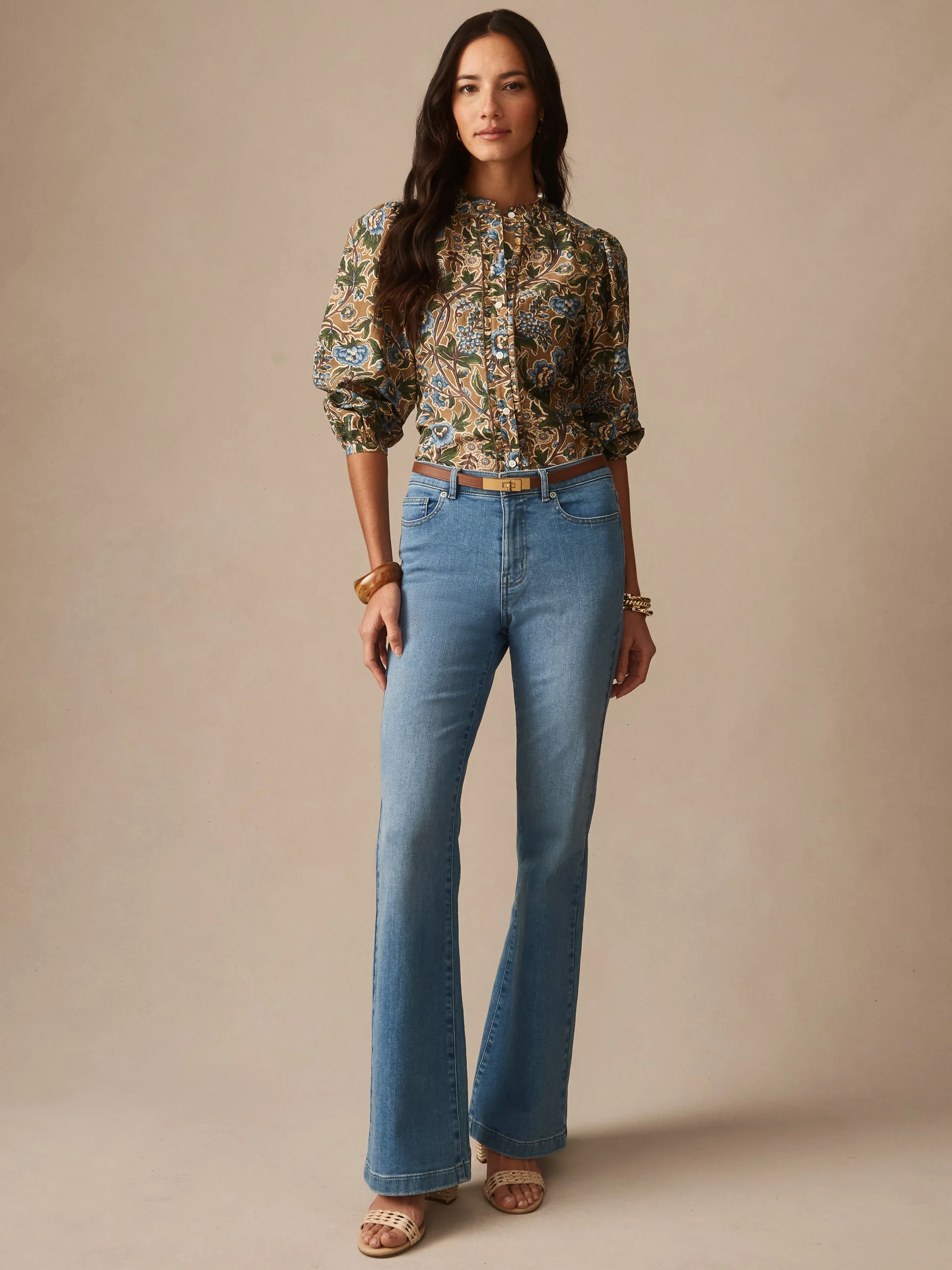 Josette Blouse in Bucolic Blooms - Image 3
