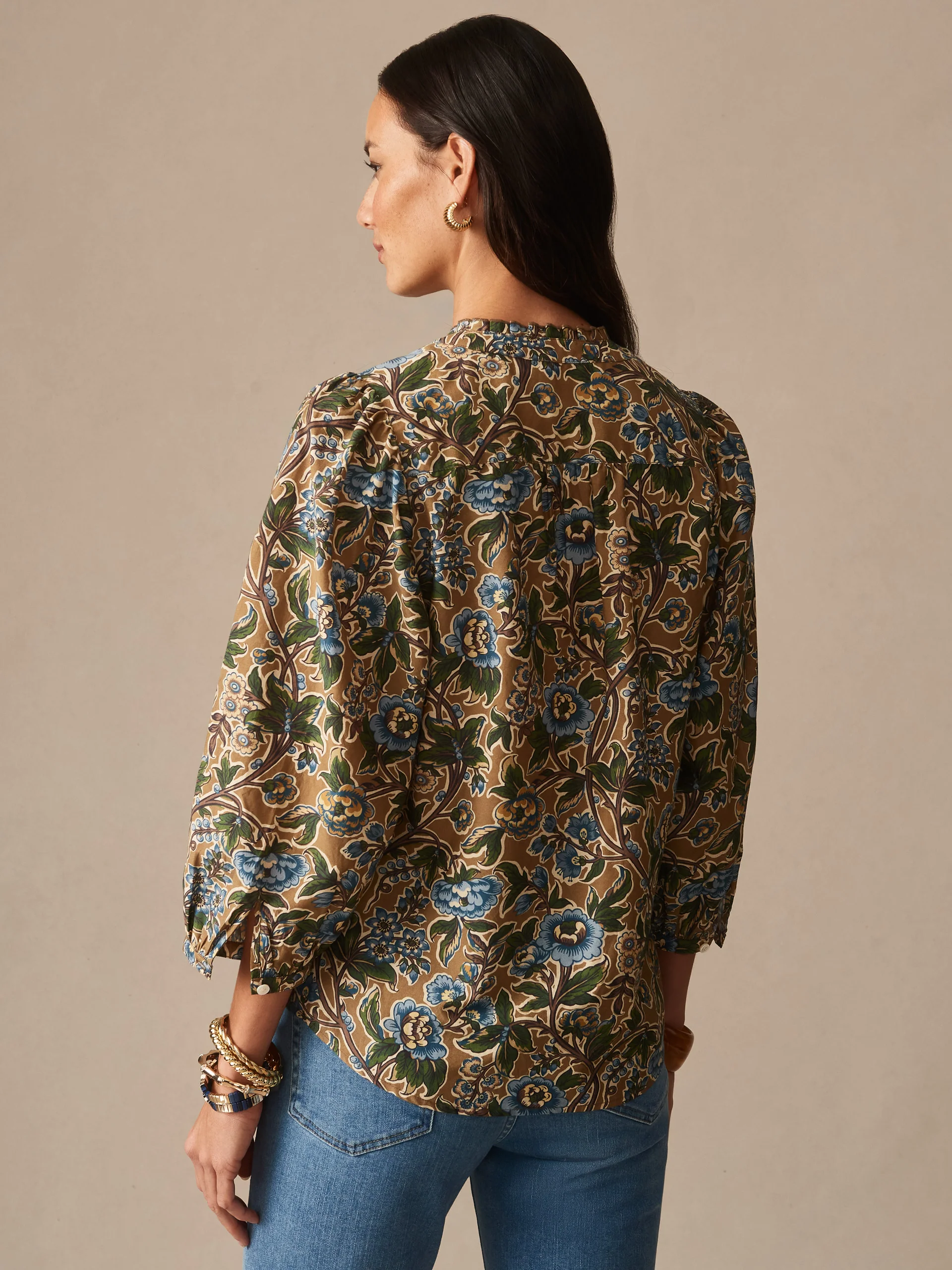 Josette Blouse in Bucolic Blooms - Image 4