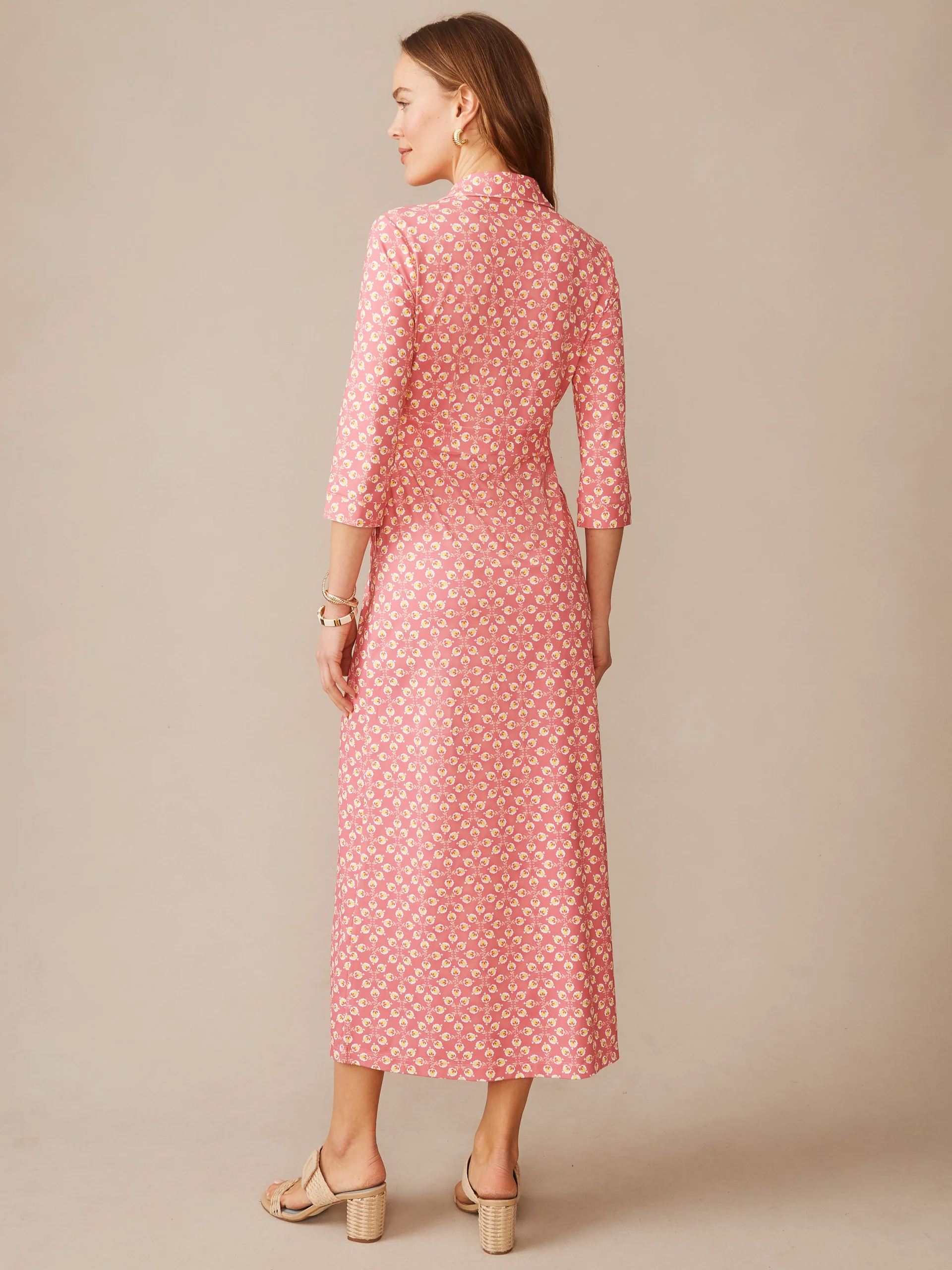 Kailyn Maxi Dress in Mythic Floral Geo - Image 4