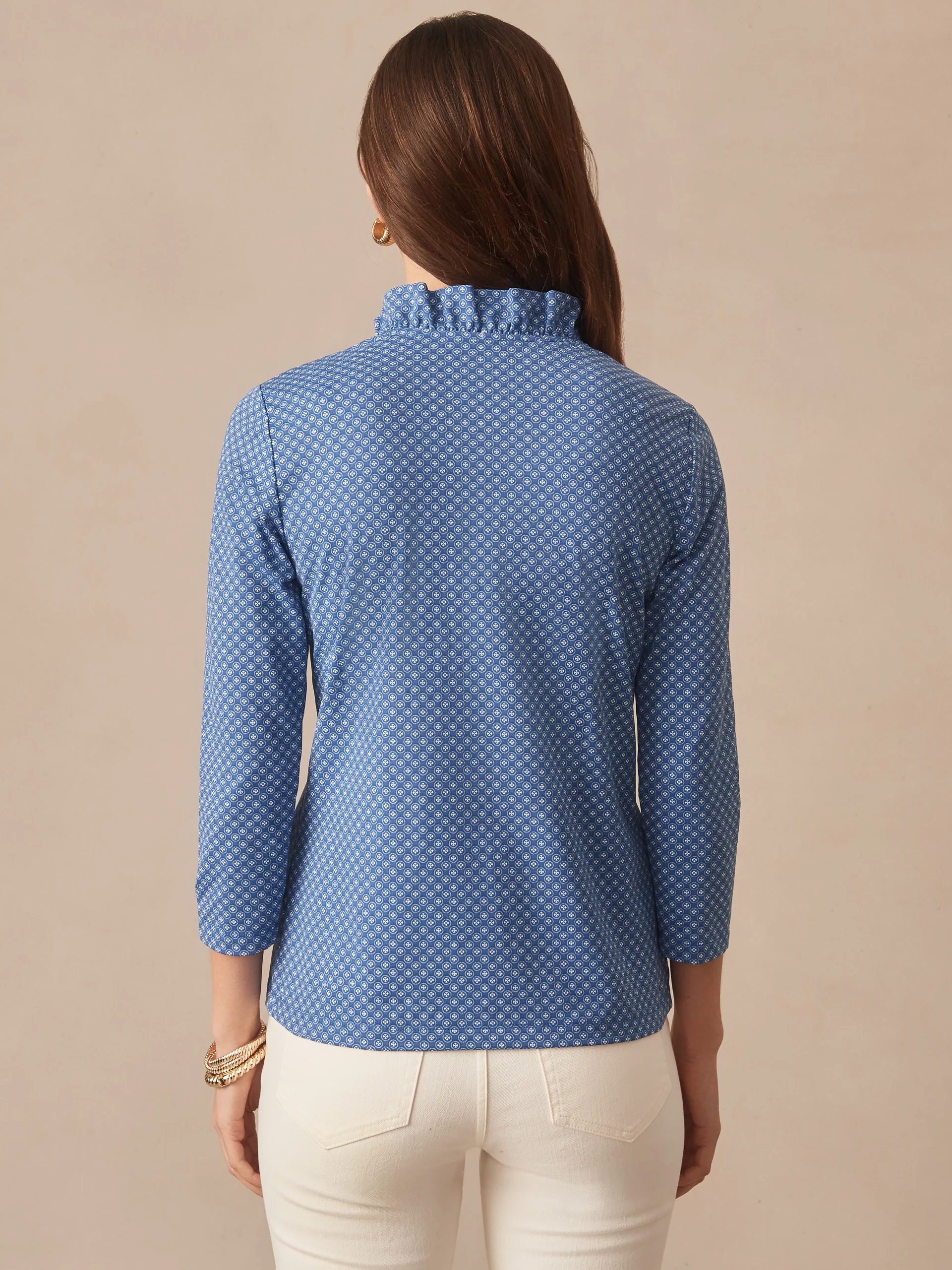 Kate Ruffle Top in Bonneval - Image 3