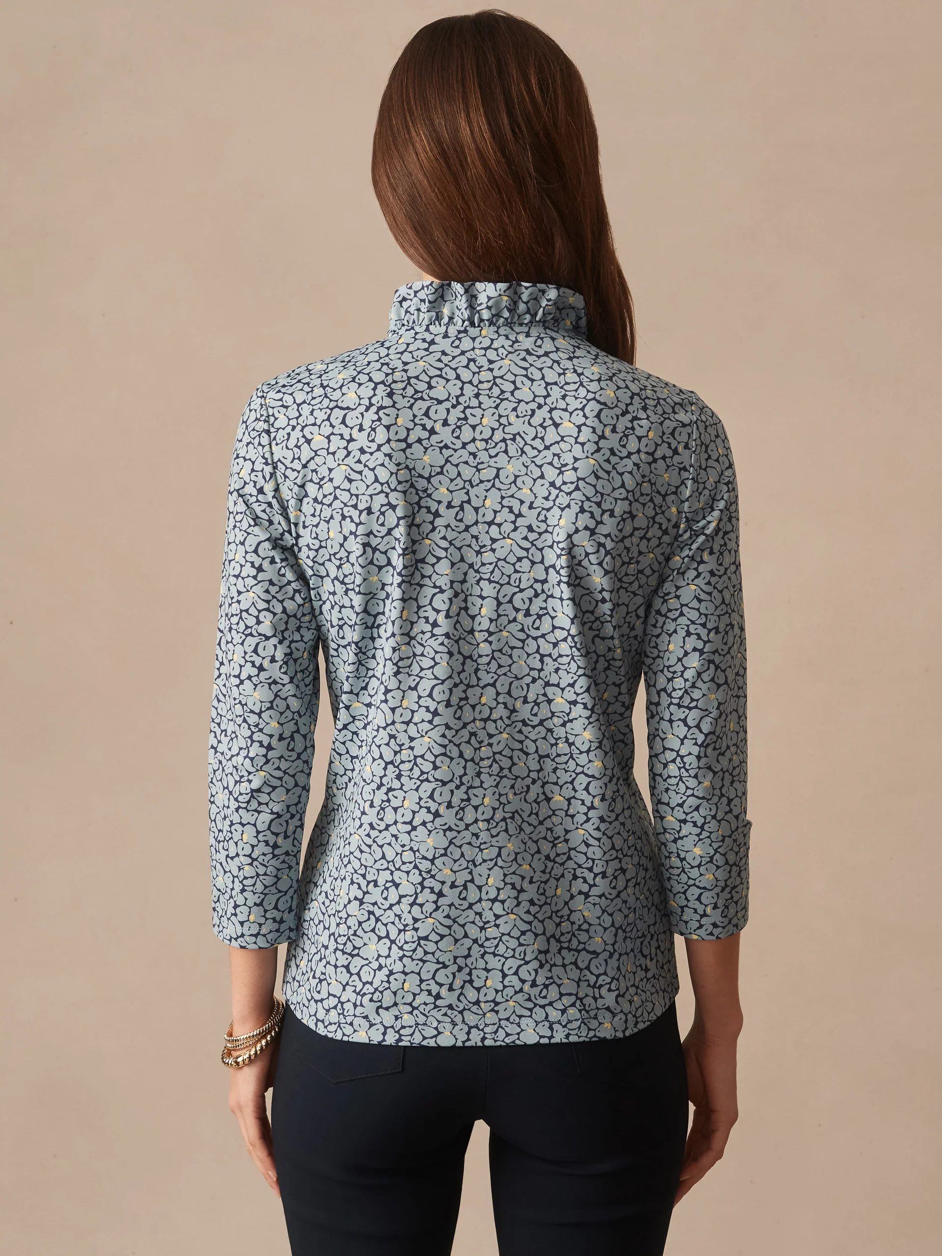 Kate Ruffle Top in Celandine - Image 3