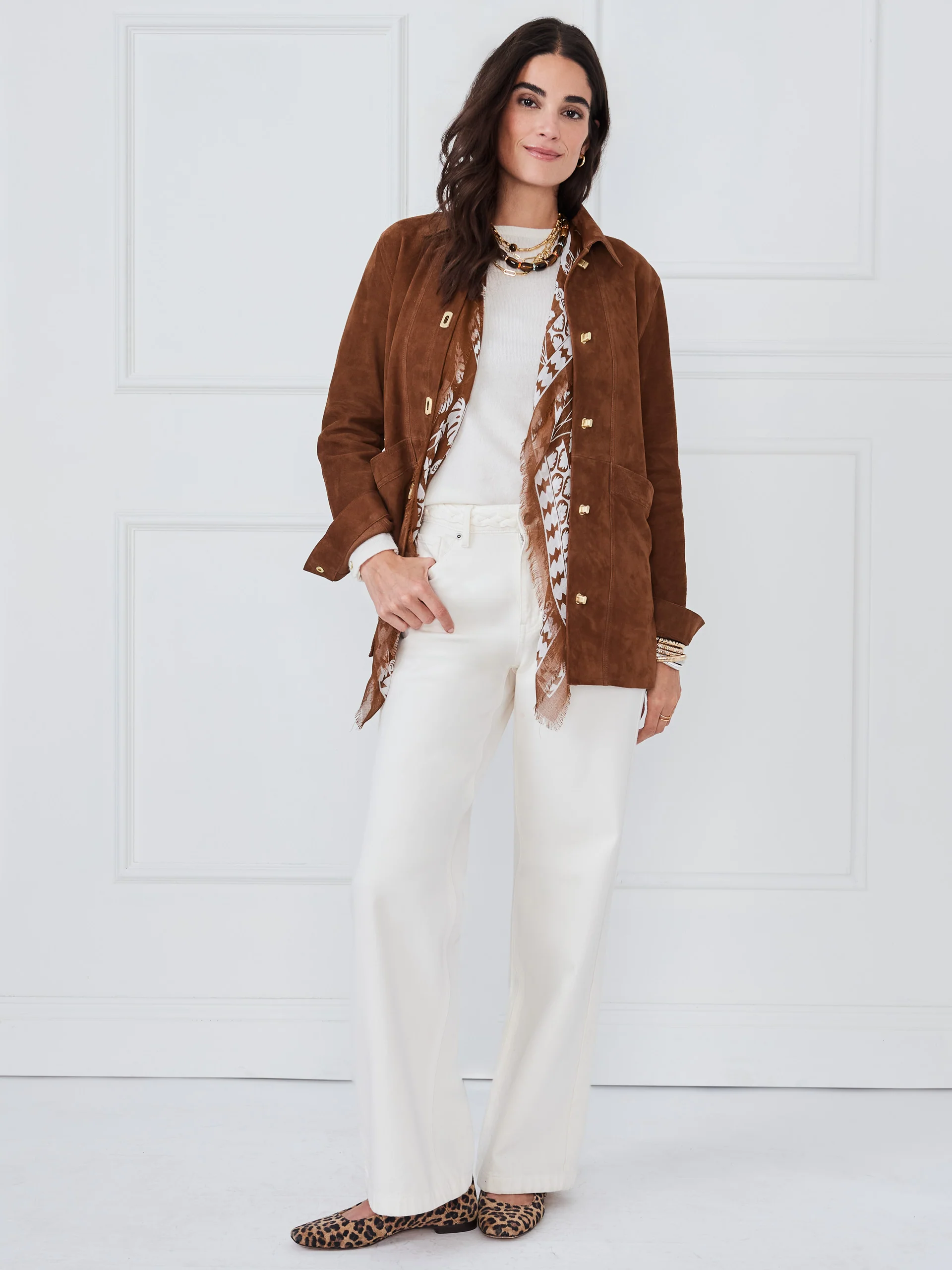 Kavya Suede Jacket - Image 4