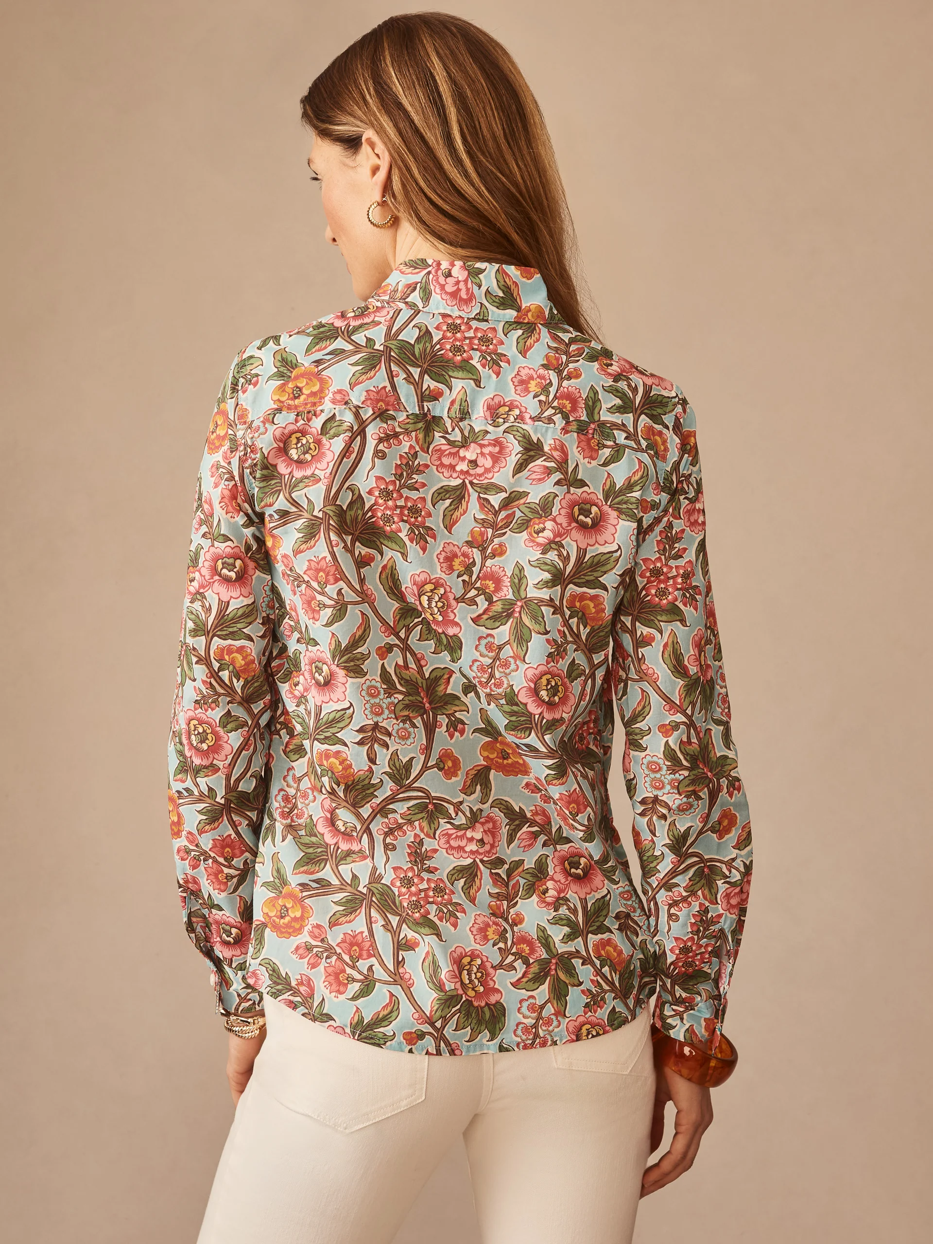 Lois Shirt in Bucolic Beekeeper - Image 4