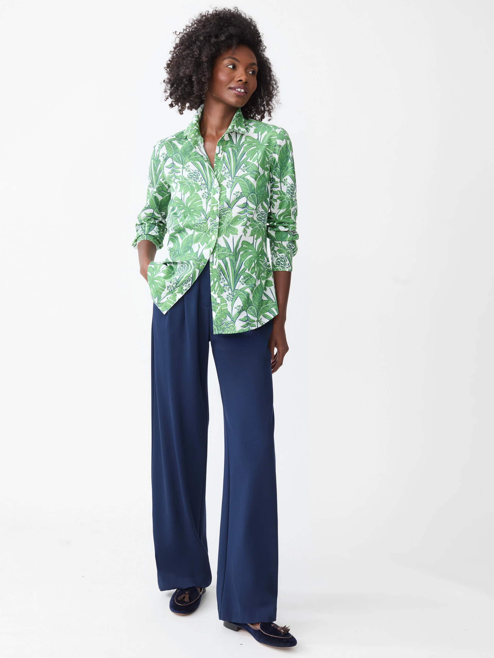 Lois Shirt in Field Blooms - Image 3
