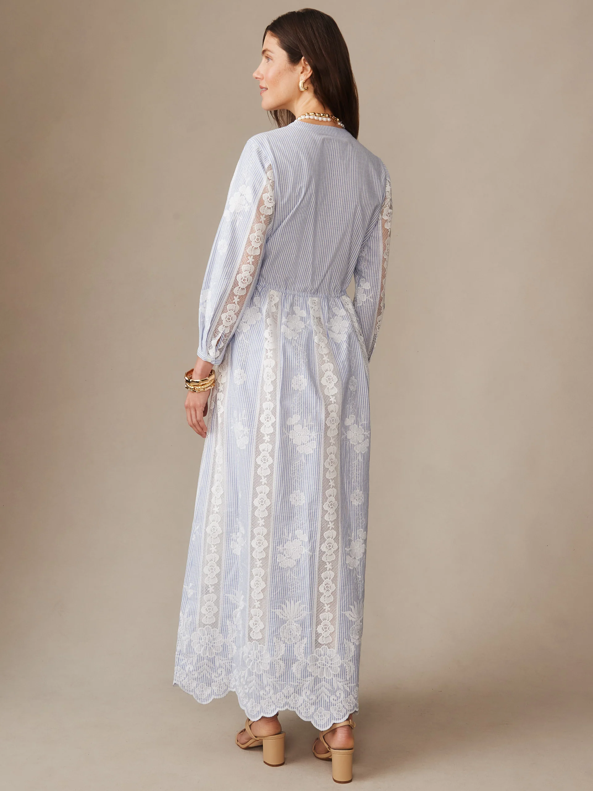 Margaret Dress in Stripe - Image 4