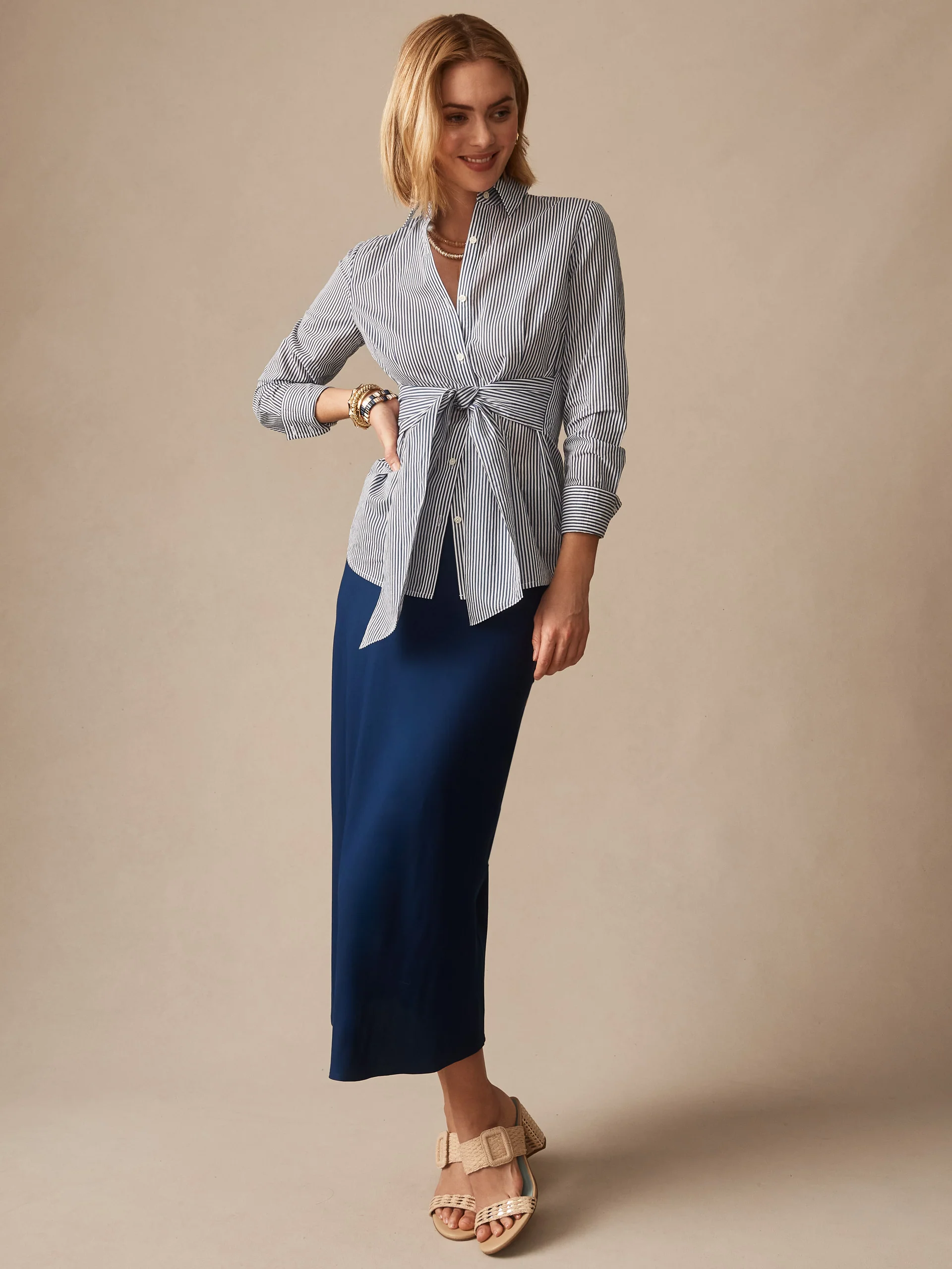 Margaux Shirt in Stripe - Image 3