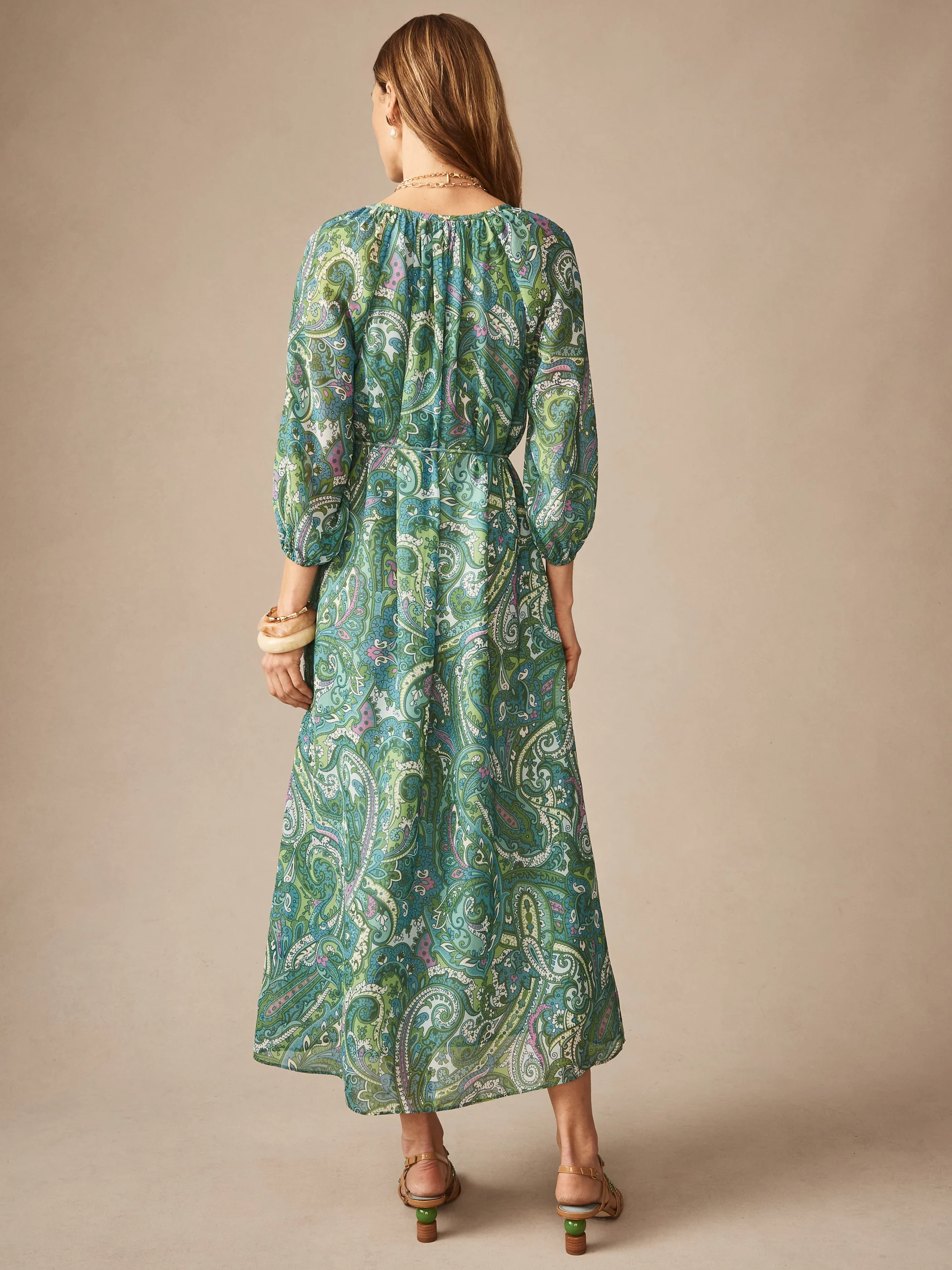 Mia Dress in Paisley Reverie - Image 3