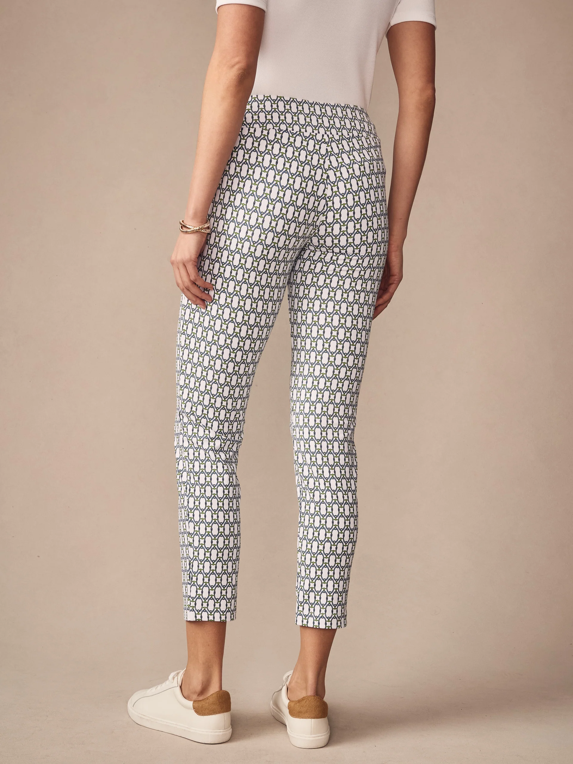 Newport Capri Pants in Signet Lock - Image 4