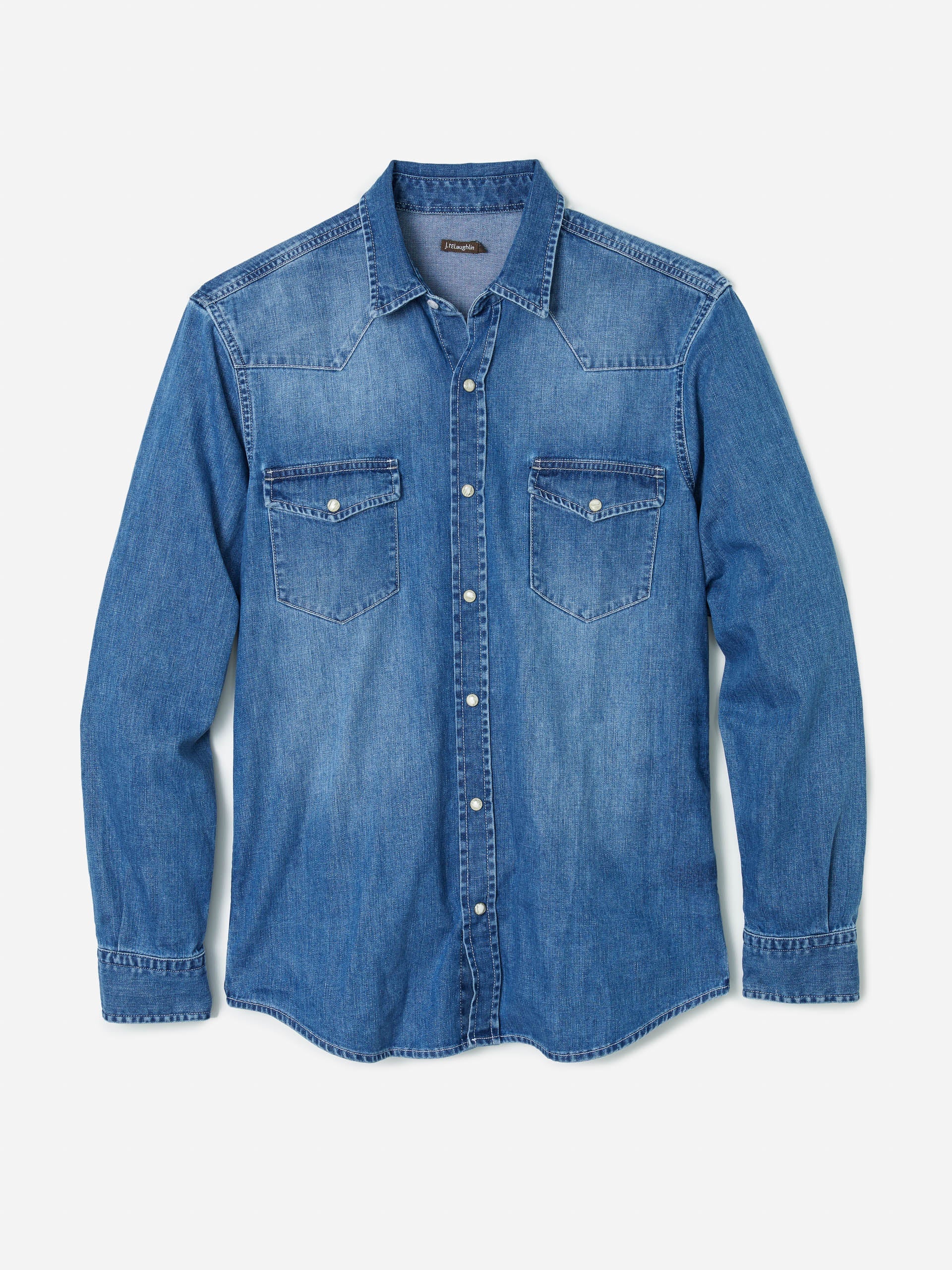 Ace High Woven Denim Shirt - Image 3