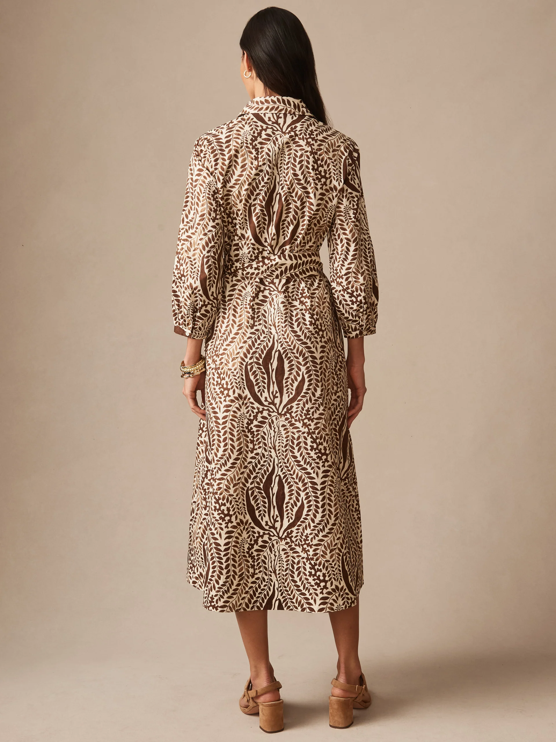 Sena Dress in Coral Current - Image 5
