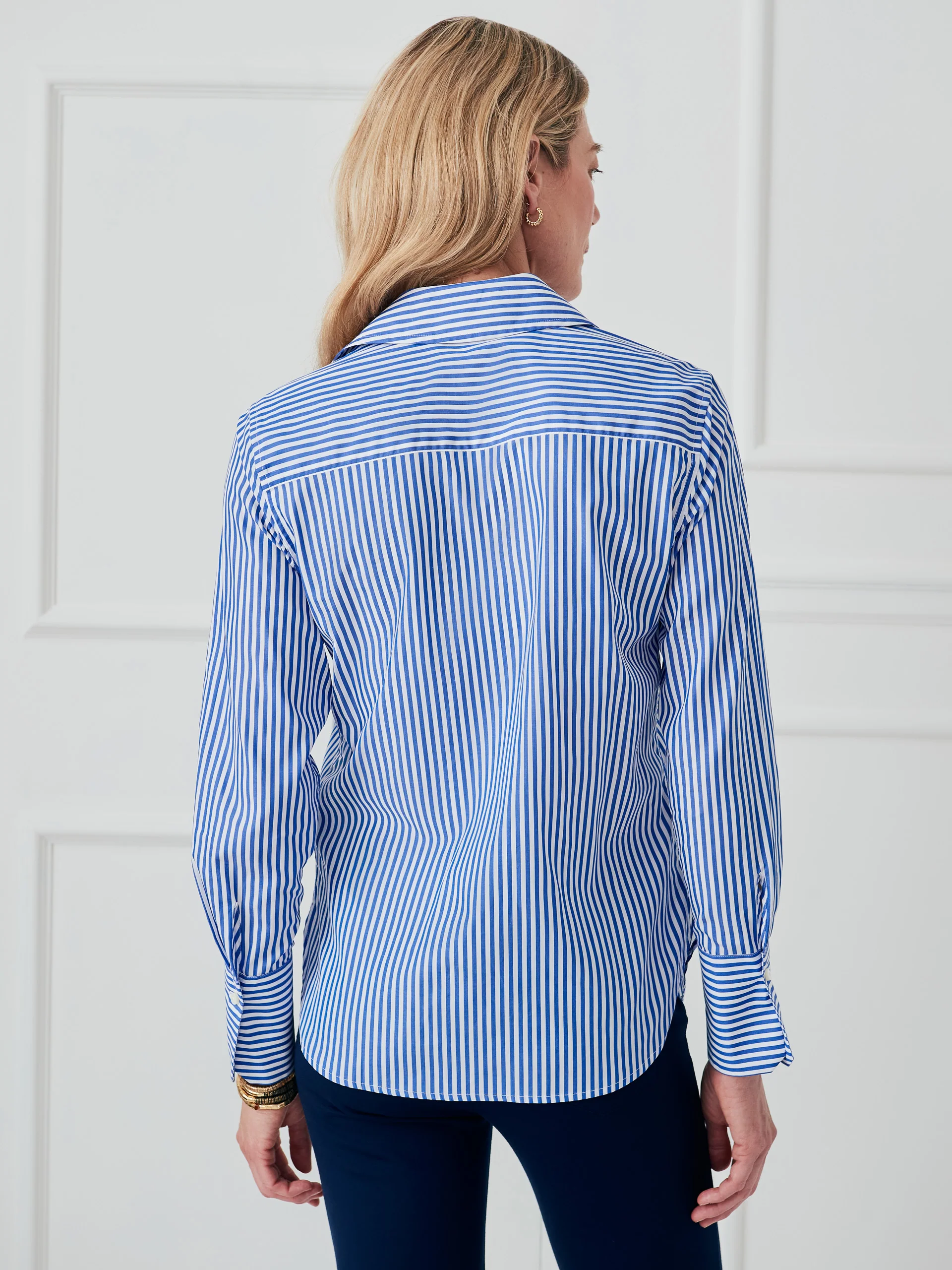 Sloane Shirt in Stripe - Image 4