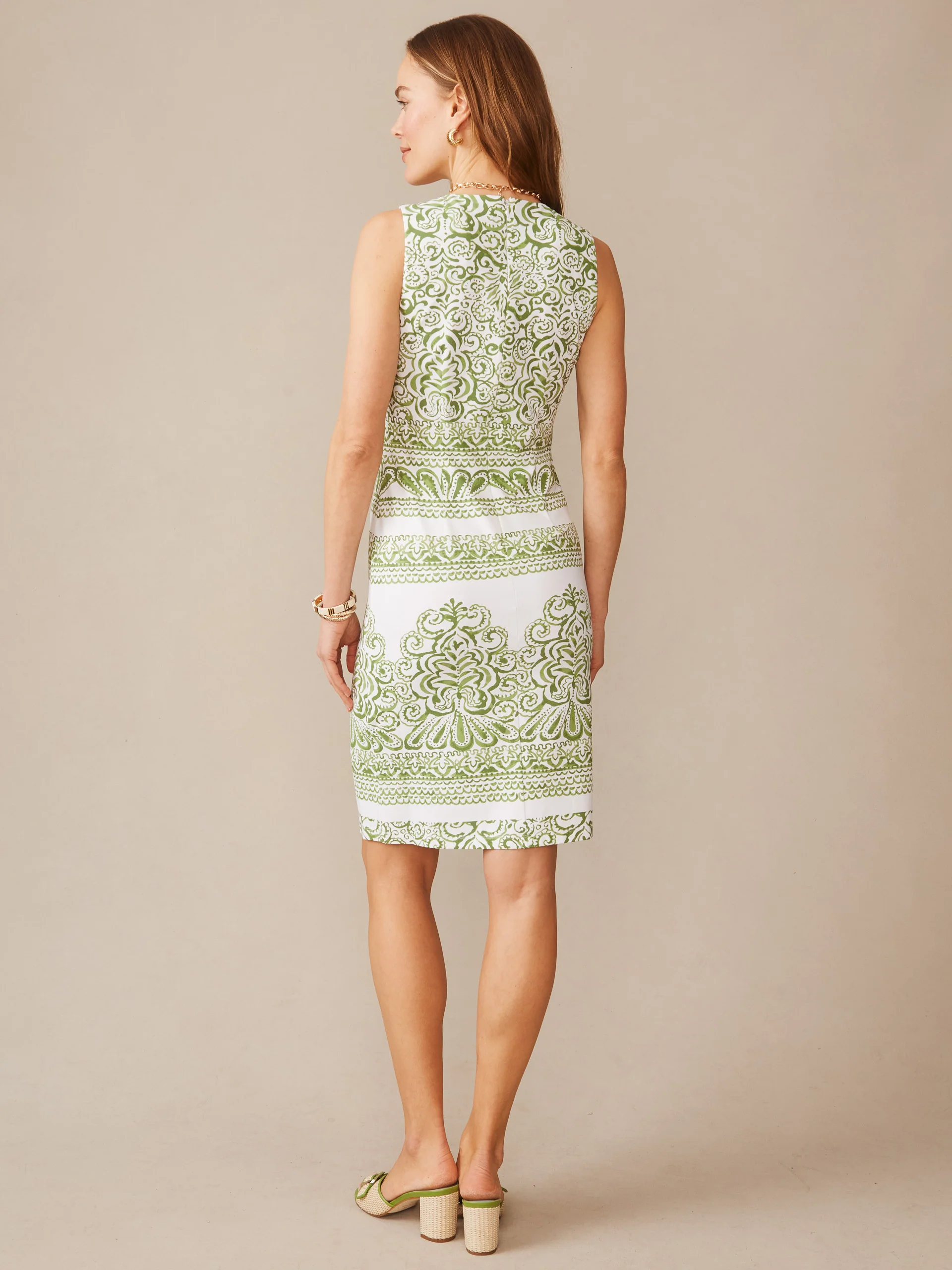 Sophia Sleeveless Dress in Faiz Engineer - Image 3