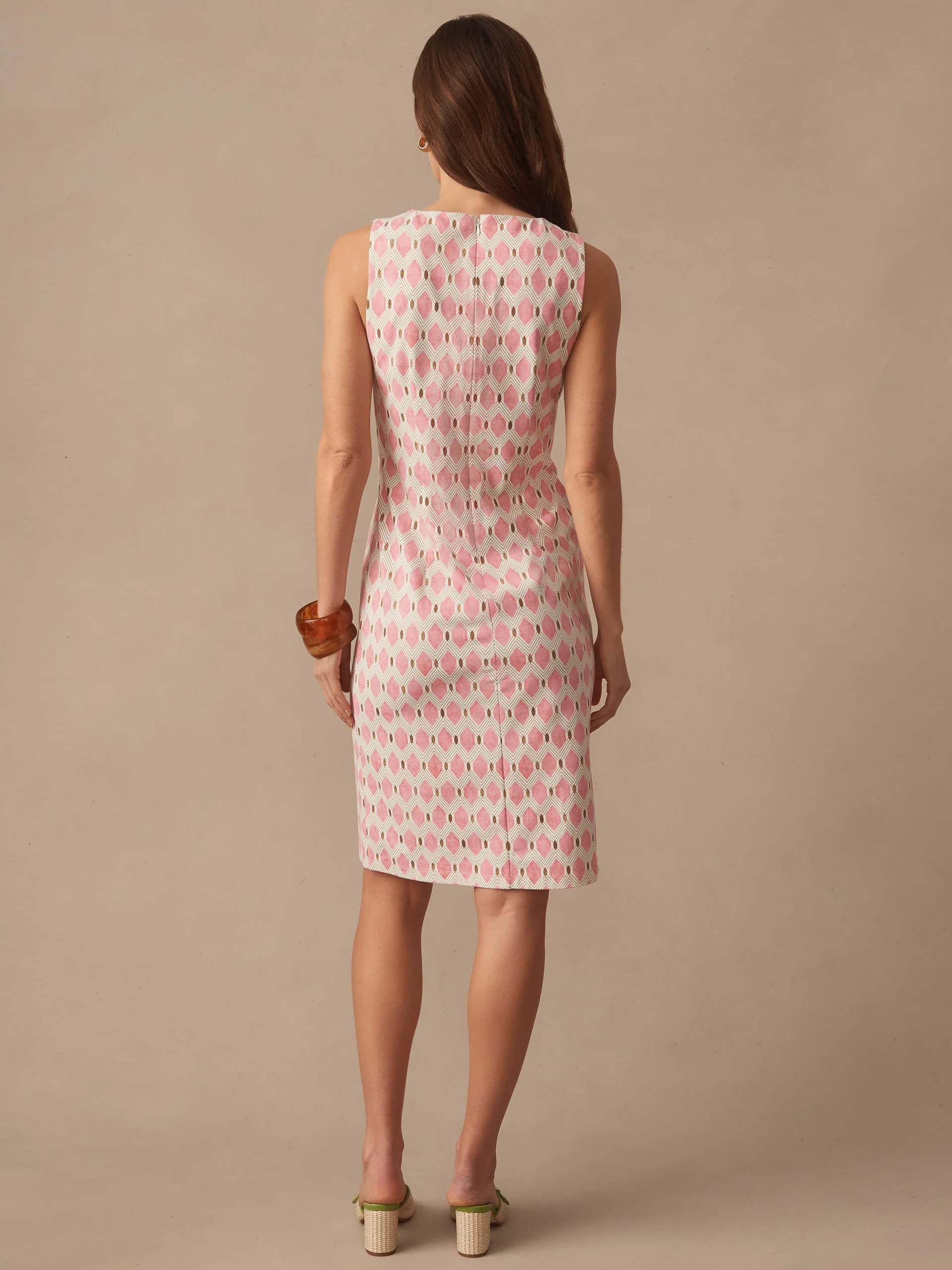 Sophia Sleeveless Dress in Mini Beekeeper - Image 3