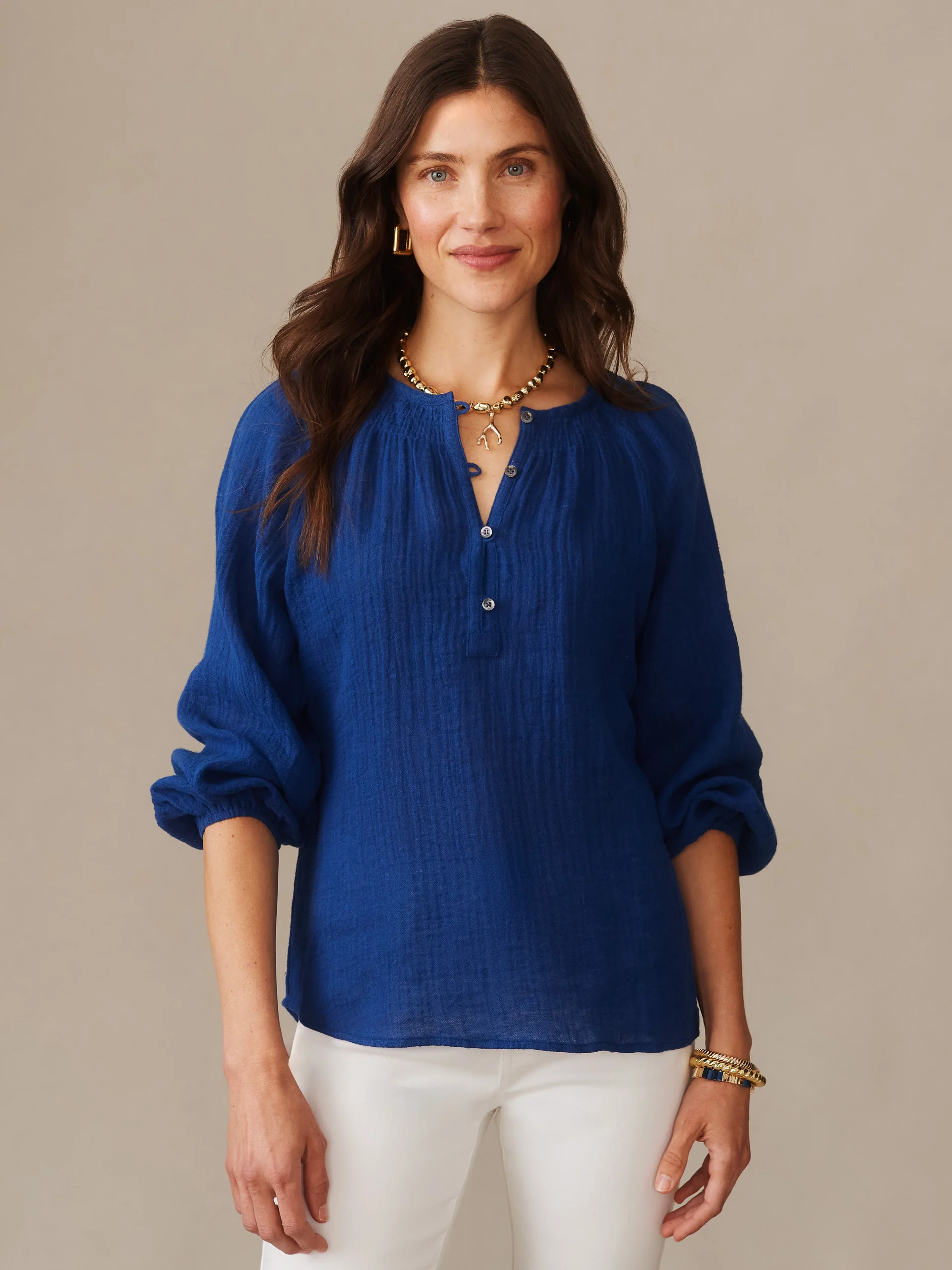 Tatiana Linen Blouse - Image 3