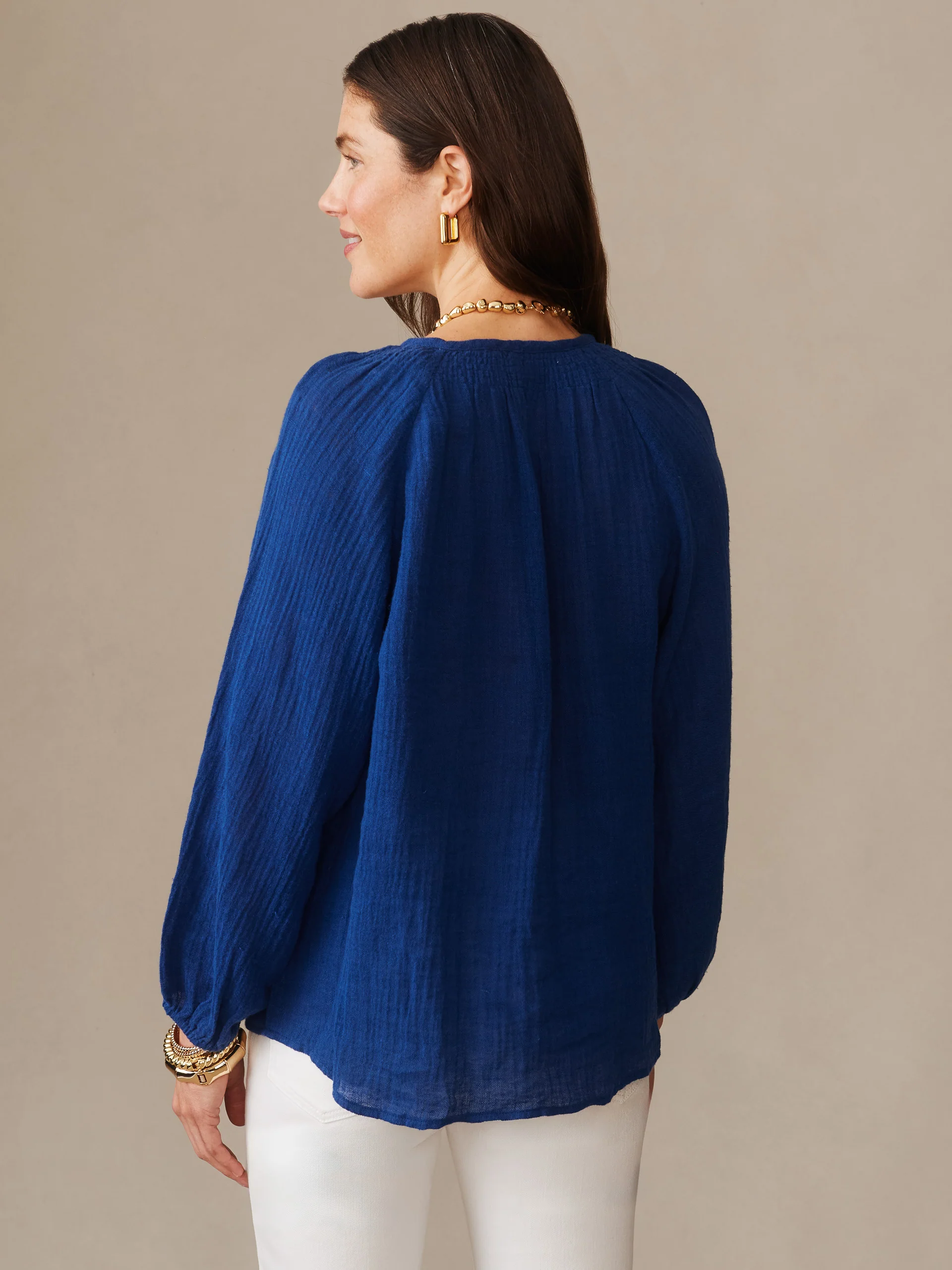 Tatiana Linen Blouse - Image 4