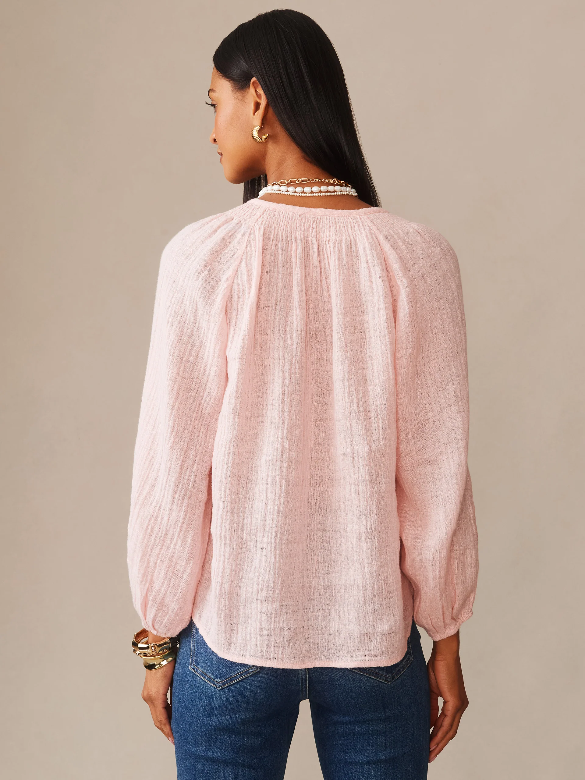 Tatiana Linen Blouse - Image 3