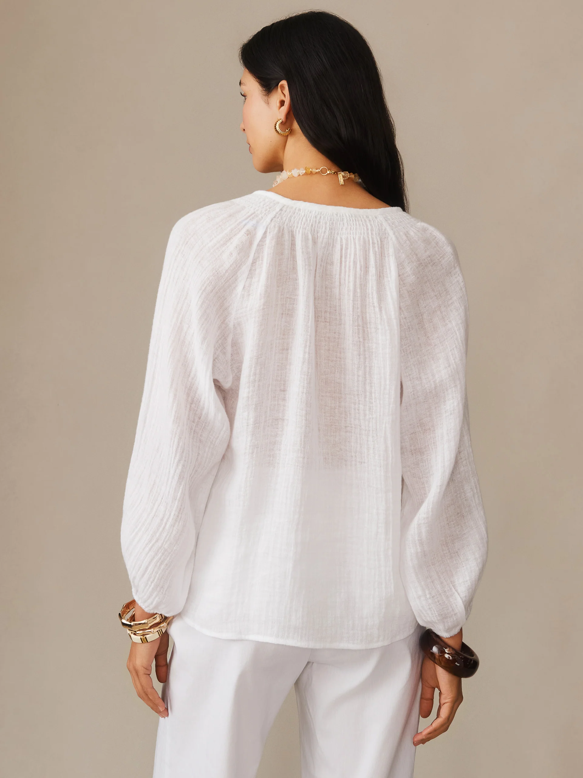Tatiana Linen Blouse - Image 5