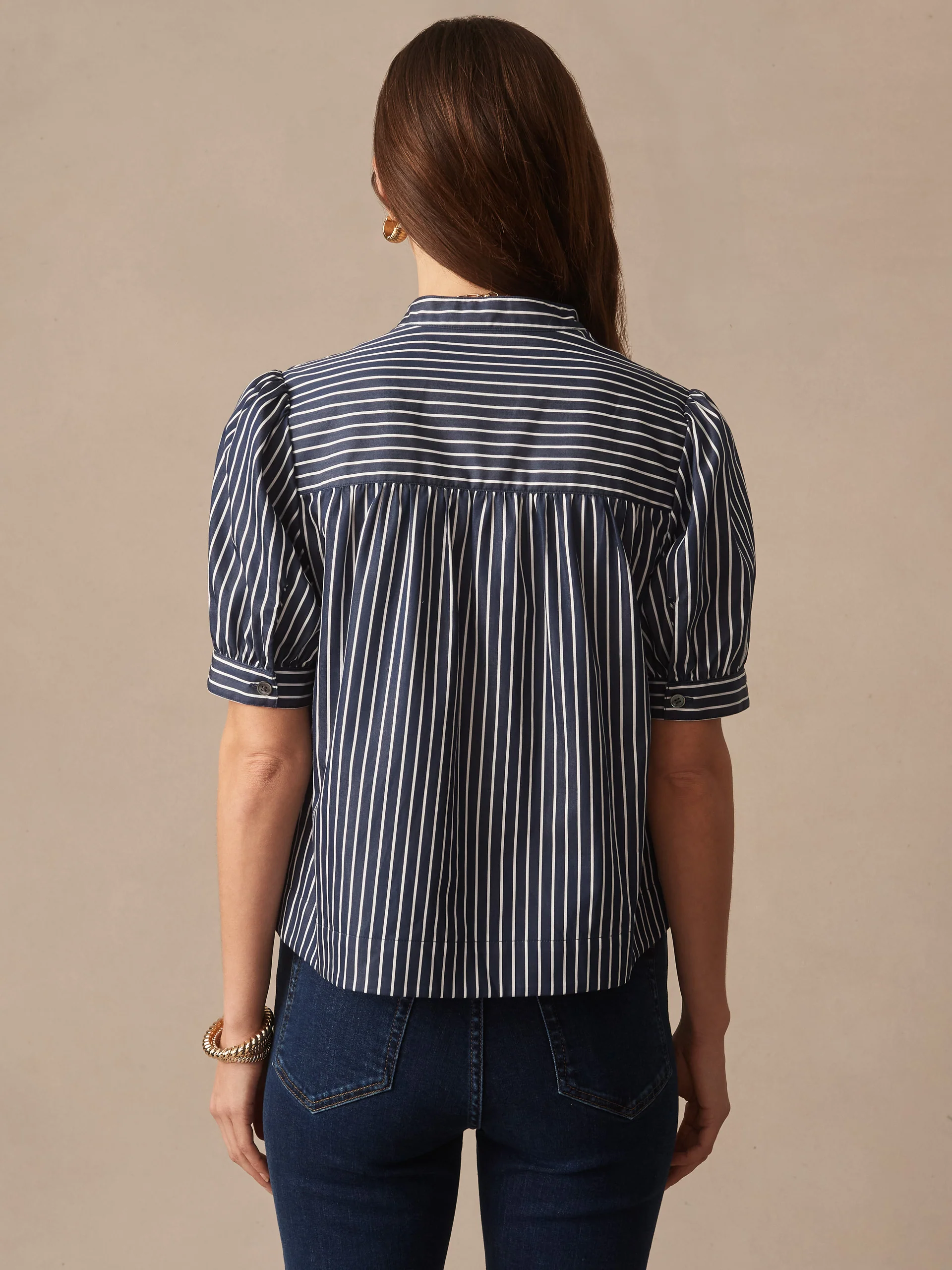 Turner Blouse in Stripe - Image 4