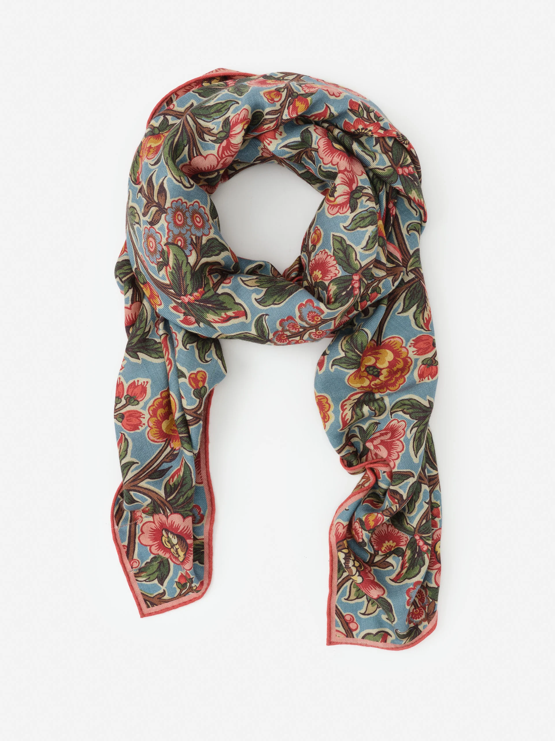 Vanessa Scarf in Bucolic Blooms Border - Image 3
