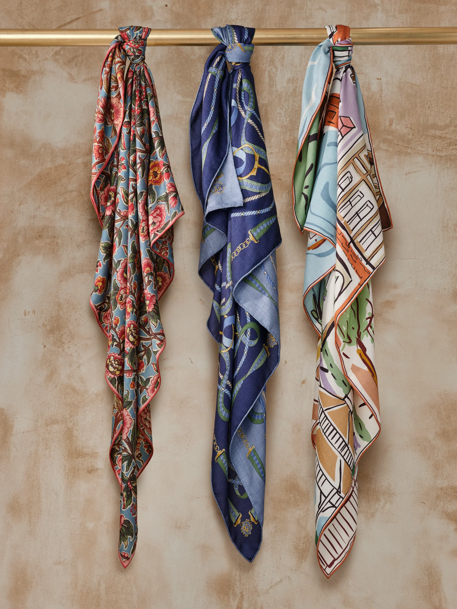 Vanessa Scarf in Nouveau Middleburg Border - Image 4