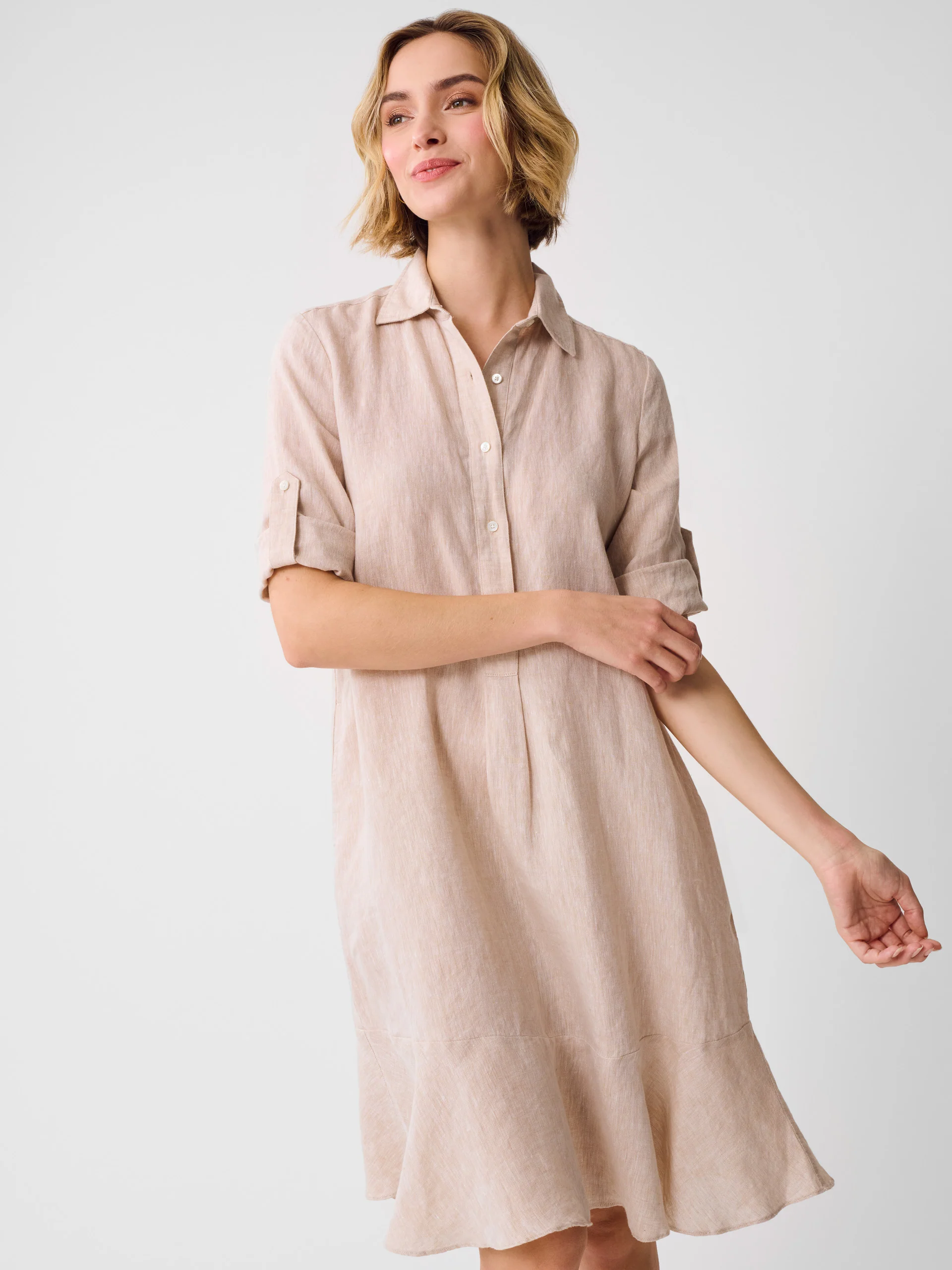 Wellesley Linen Dress - Image 3